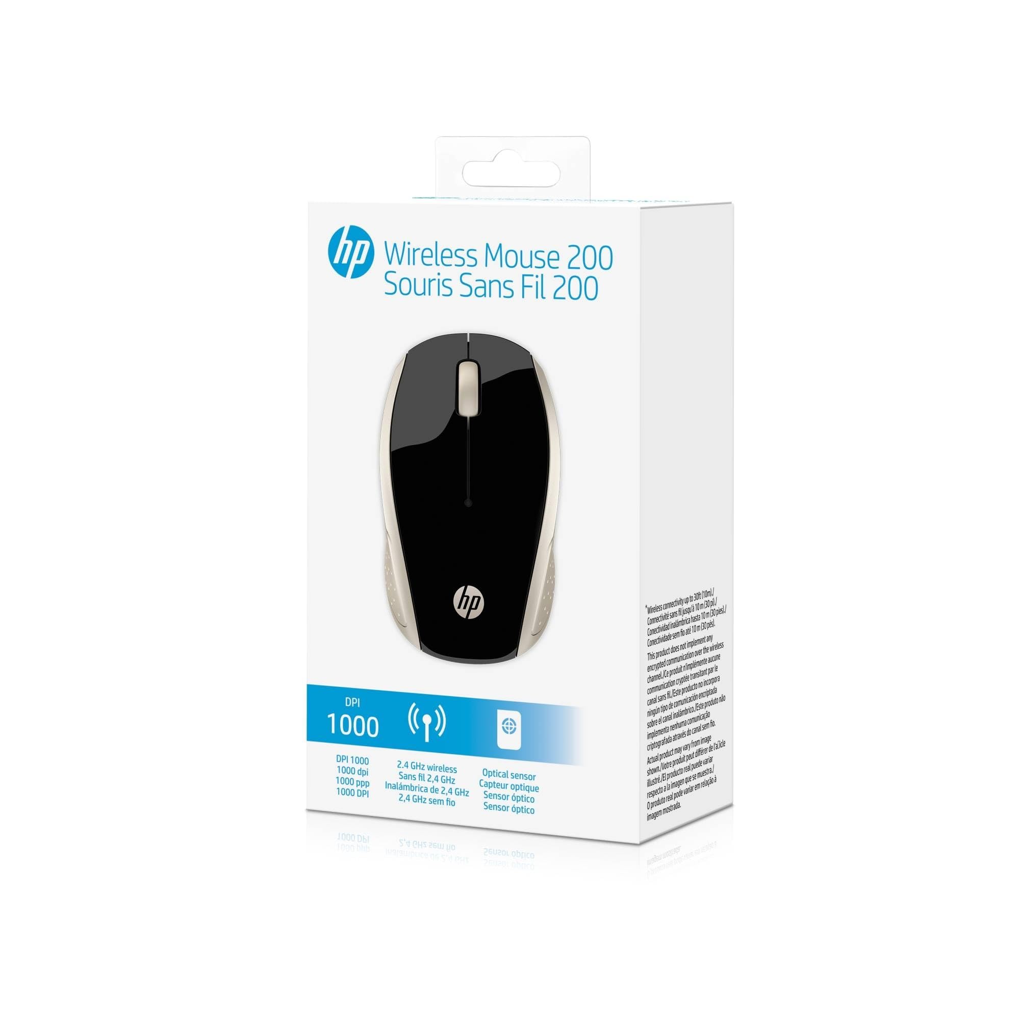 hp-200-mouse-wireless-ambidextro-sensore-ottico-1000-dpi-led-rosso-3-pulsanti-ro image 8