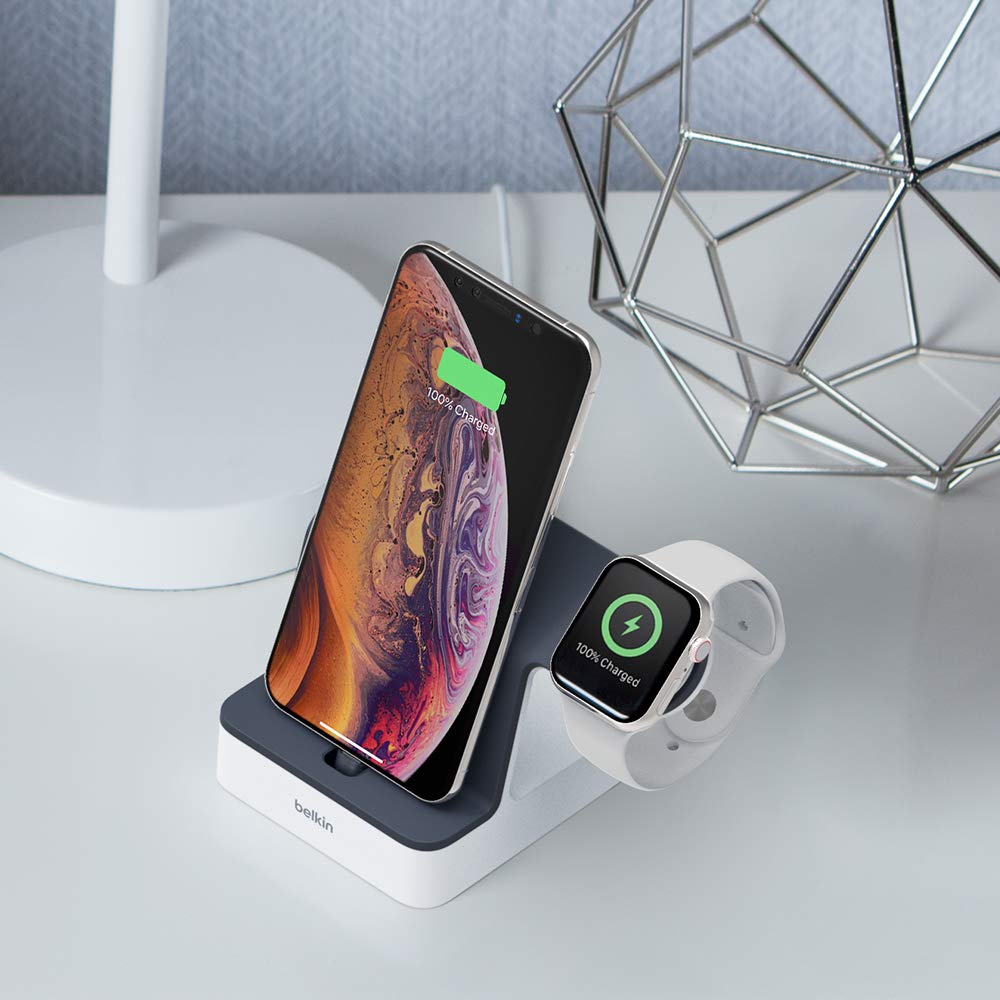 belkin-powerhouse-dock-di-ricarica-2-in-1-per-apple-watch-iphone-base-con-modulo image 6