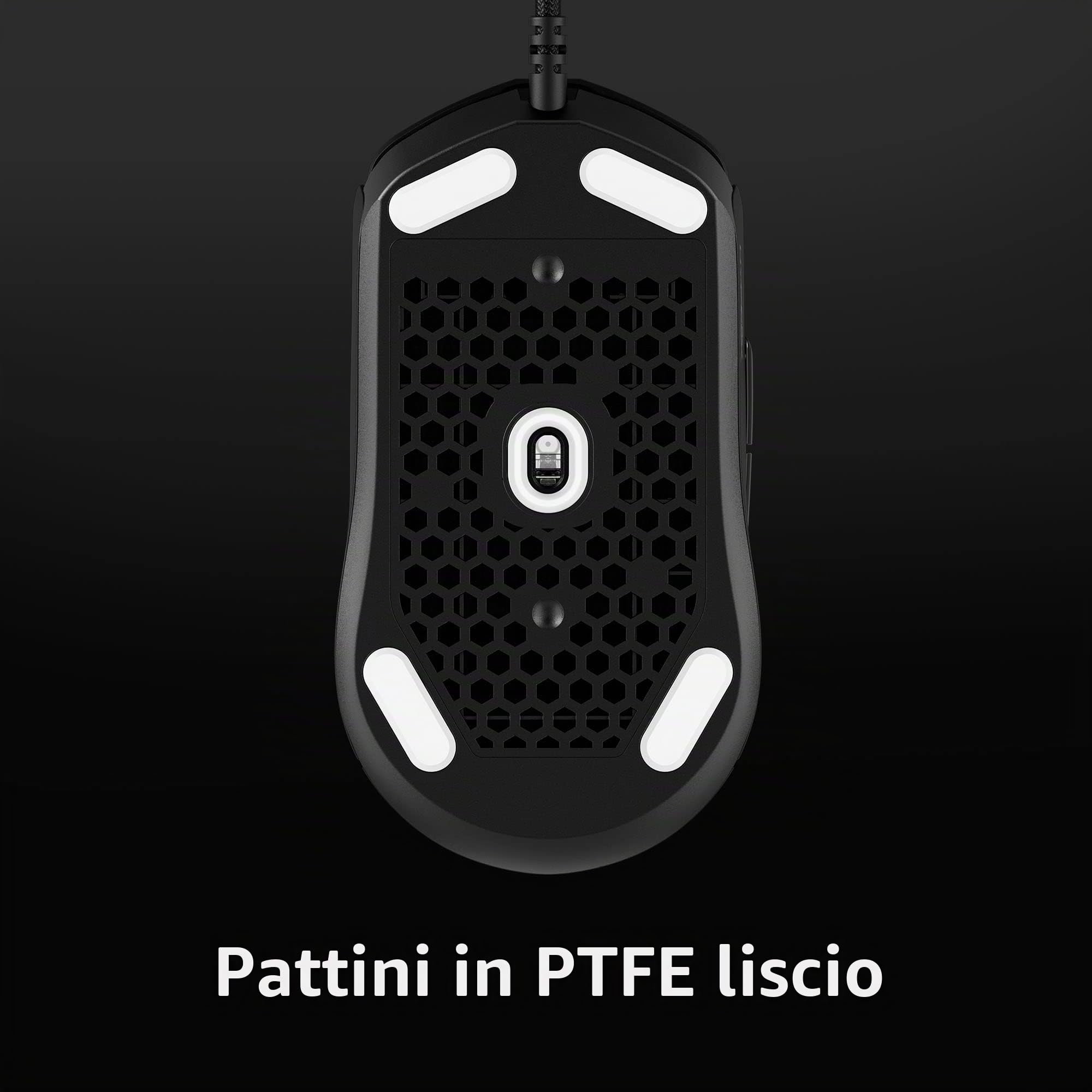 hp-hyperx-pulsefire-haste-2-mouse-gaming-cablato-ultraleggero-53-g-sensore-26-00 image 8