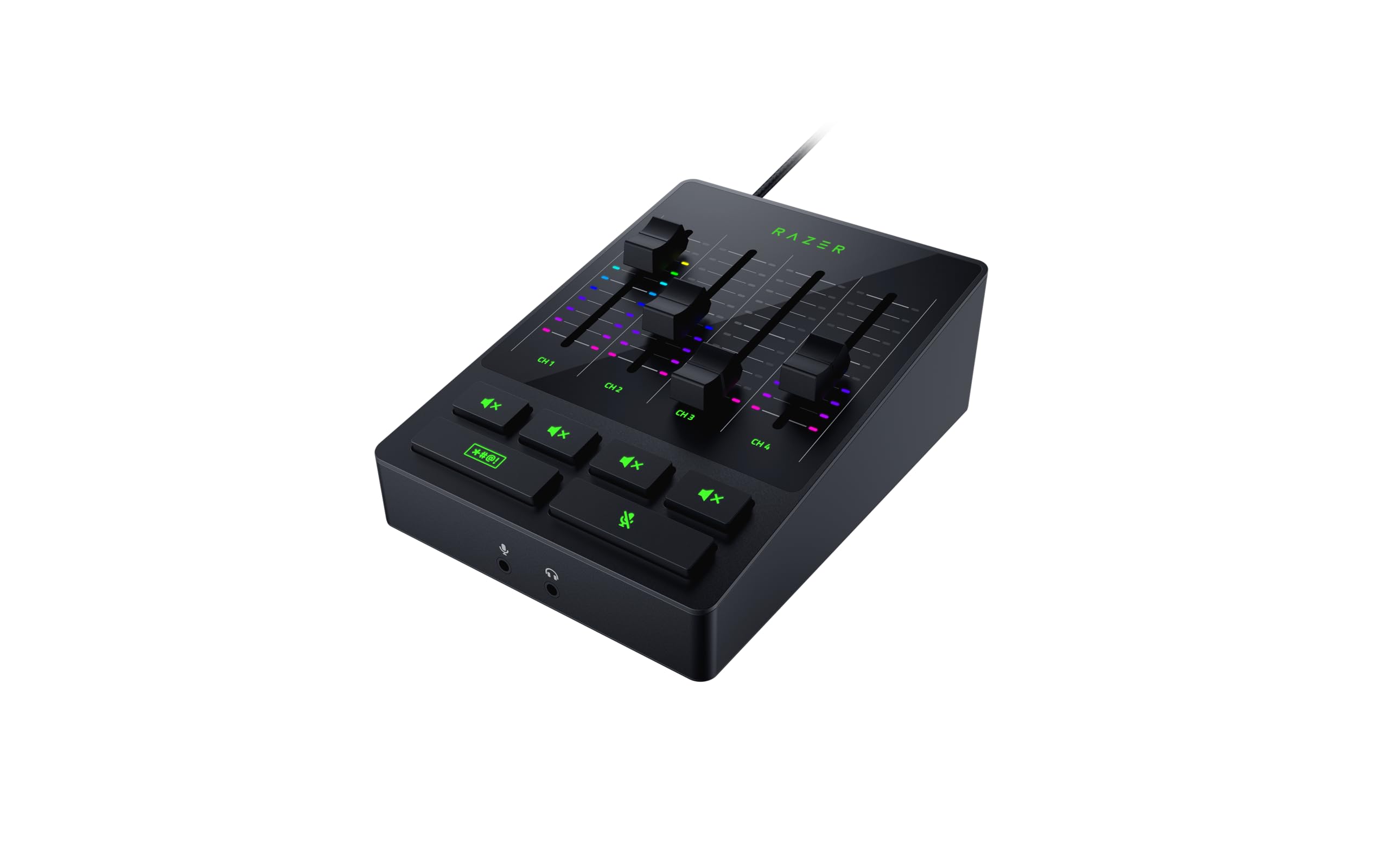 razer-audio-mixer-mixer-streaming-analogico-a-4-canali-con-ingresso-xlr-preampli image 2
