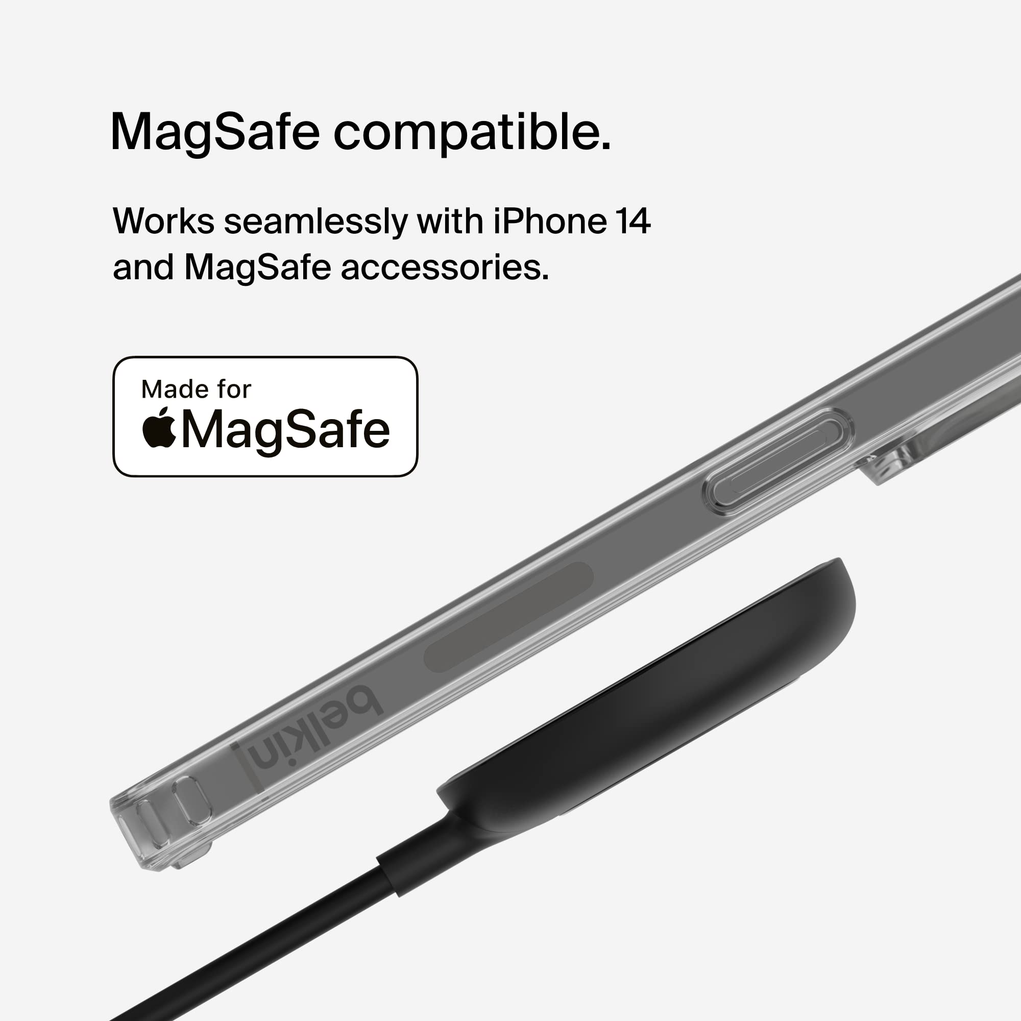 belkin-custodia-per-iphone-14-cover-trasparente-compatibile-magsafe-con-magneti- image 2
