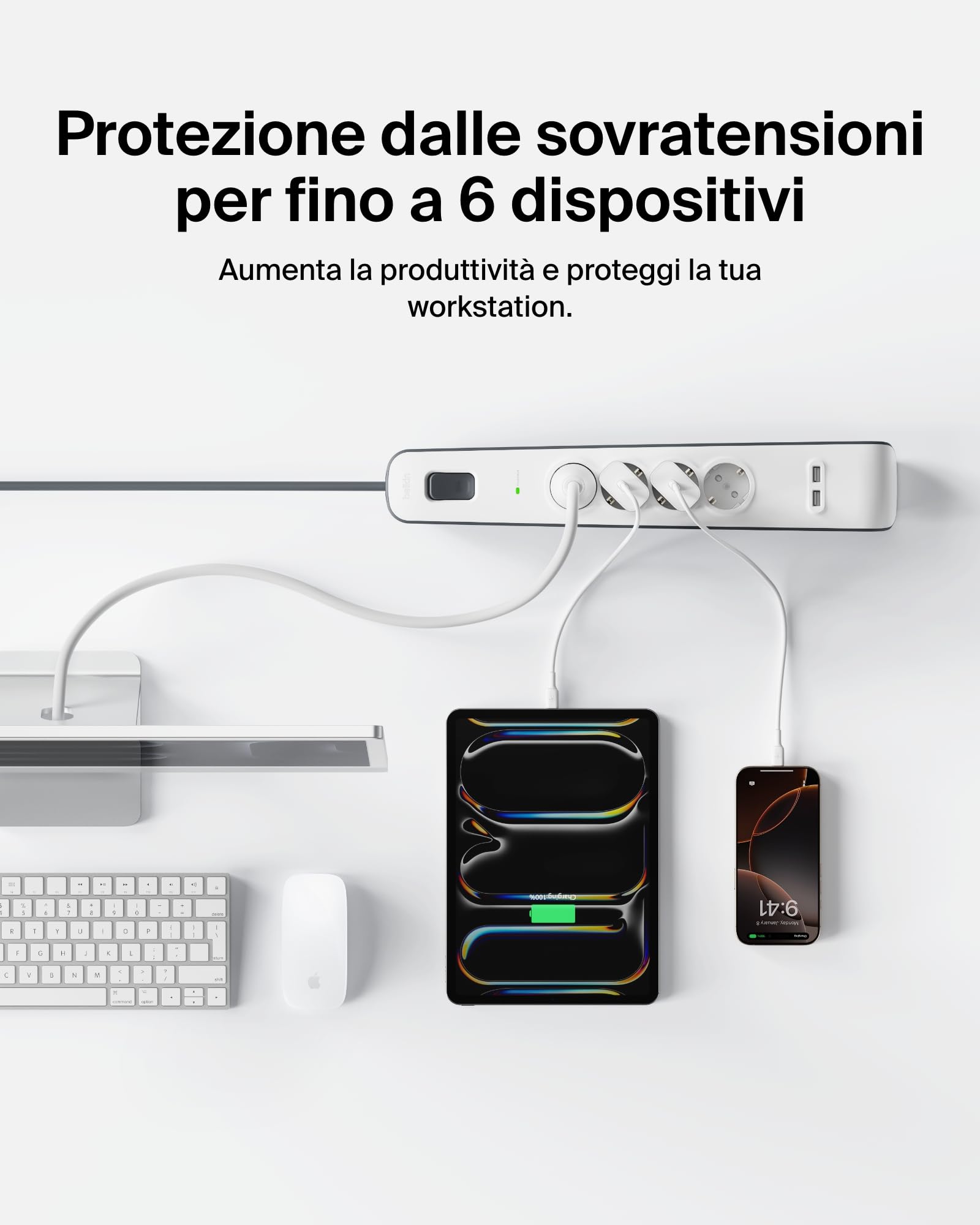belkin-ciabatta-multipresa-con-4-prese-surge-protector-525-joule-e-2-porte-usb-a image 2