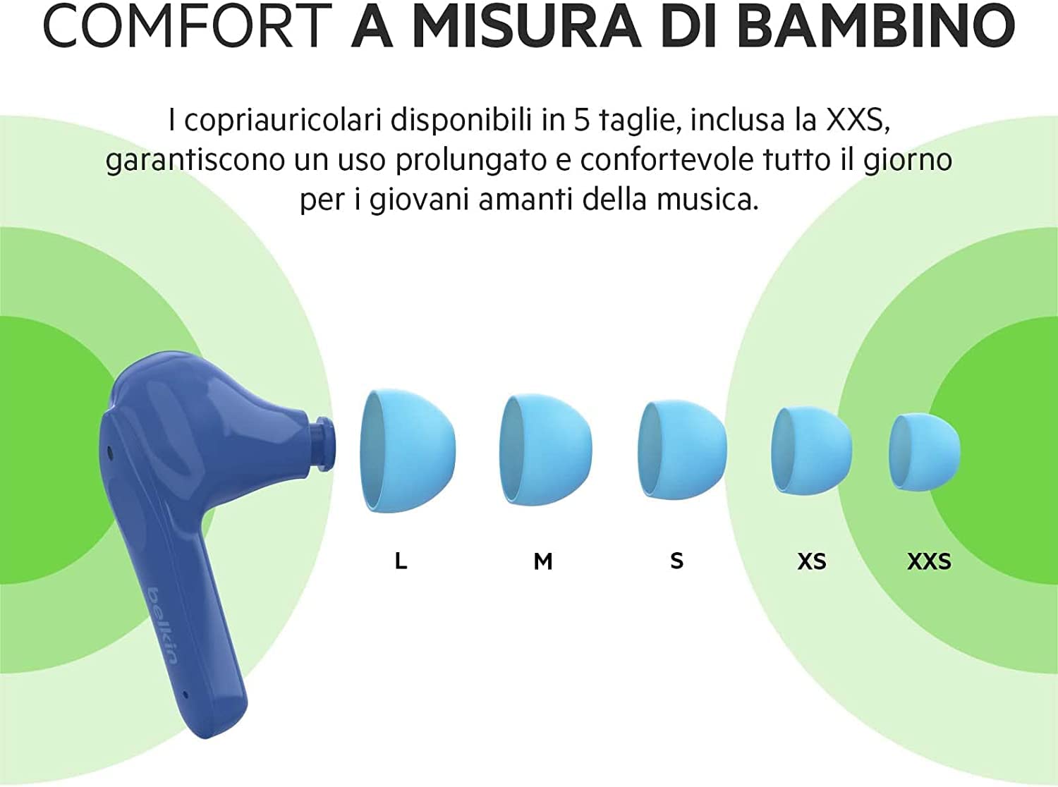 belkin-soundform-nano-auricolari-true-wireless-per-bambini-volume-limitato-85-db image 5