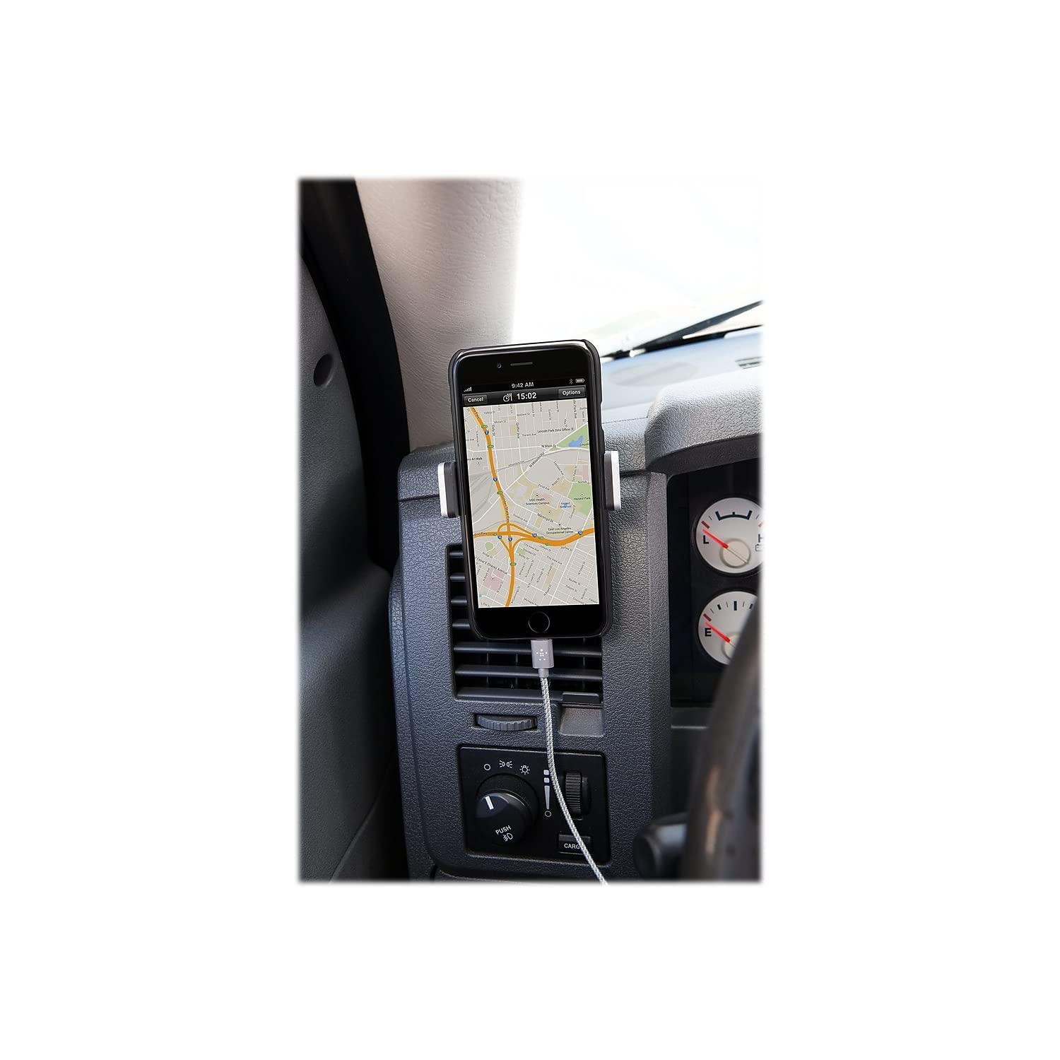 belkin-supporto-auto-per-bocchette-dell-aria-staffe-regolabili-fino-a-5-5-rotazi image 2