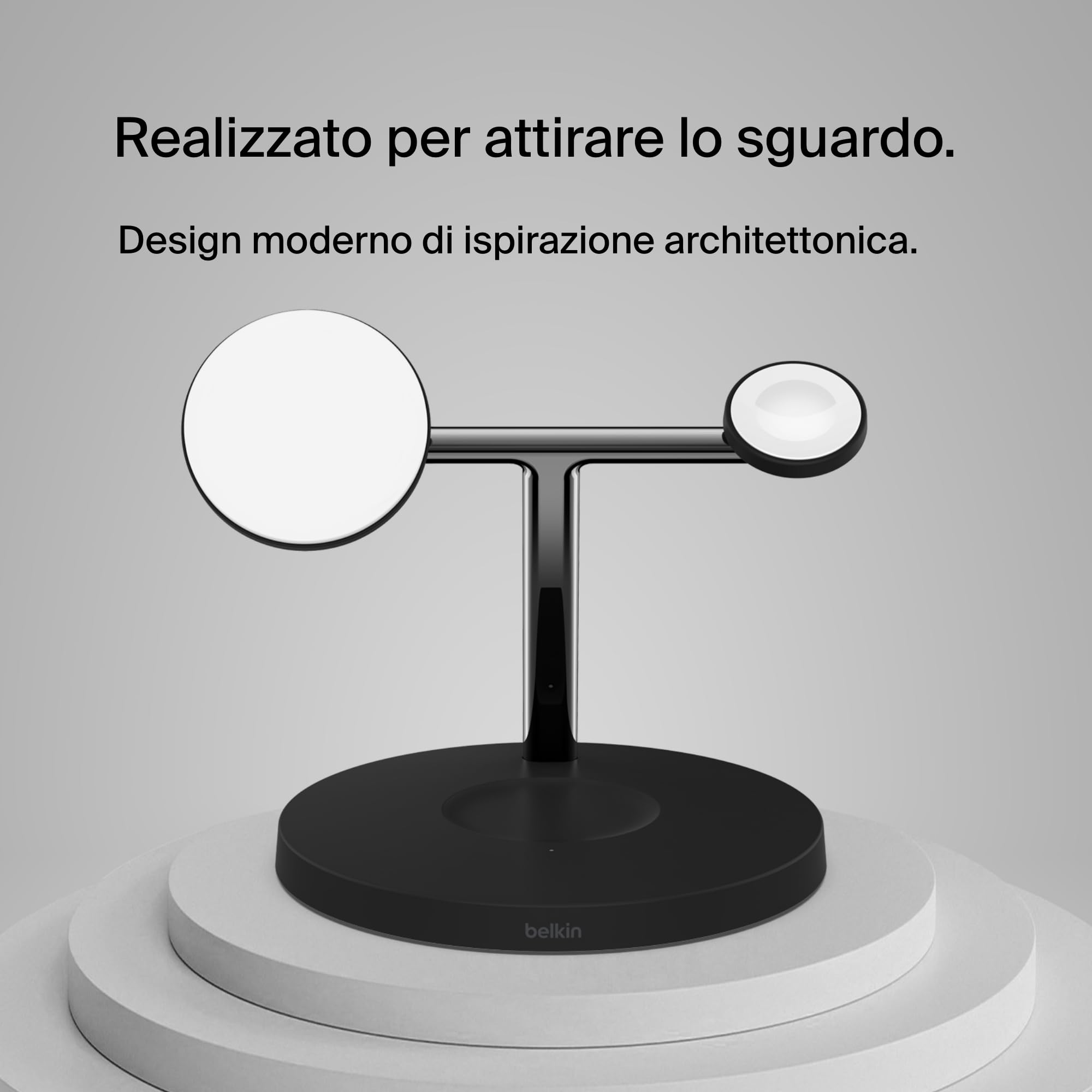 belkin-boostcharge-pro-3-in-1-wireless-charging-stand-con-qi2-15-w-stazione-di-r image 6