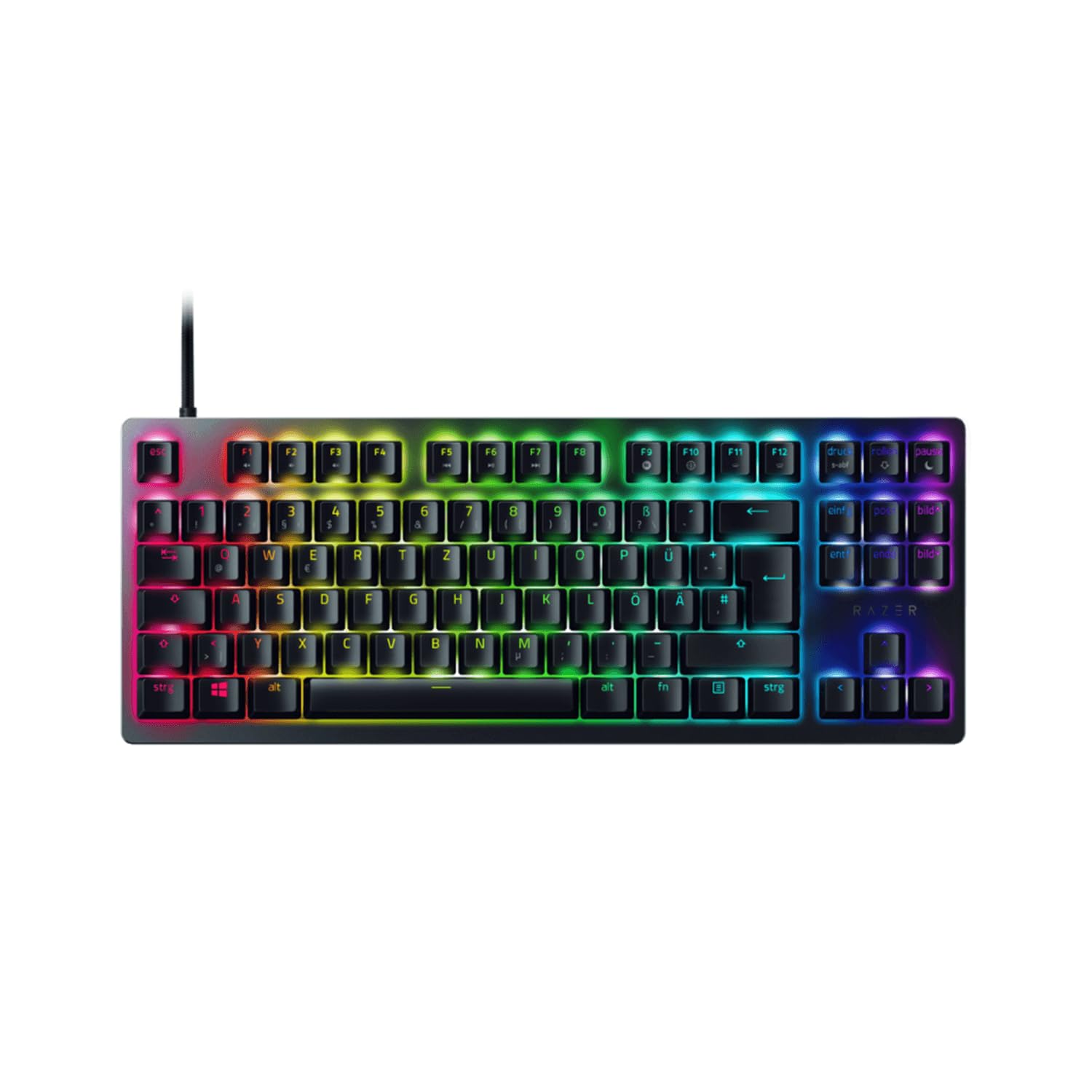 razer-huntsman-v2-tenkeyless-tastiera-gaming-ottica-tkl-con-switch-clicky-viola- image 4
