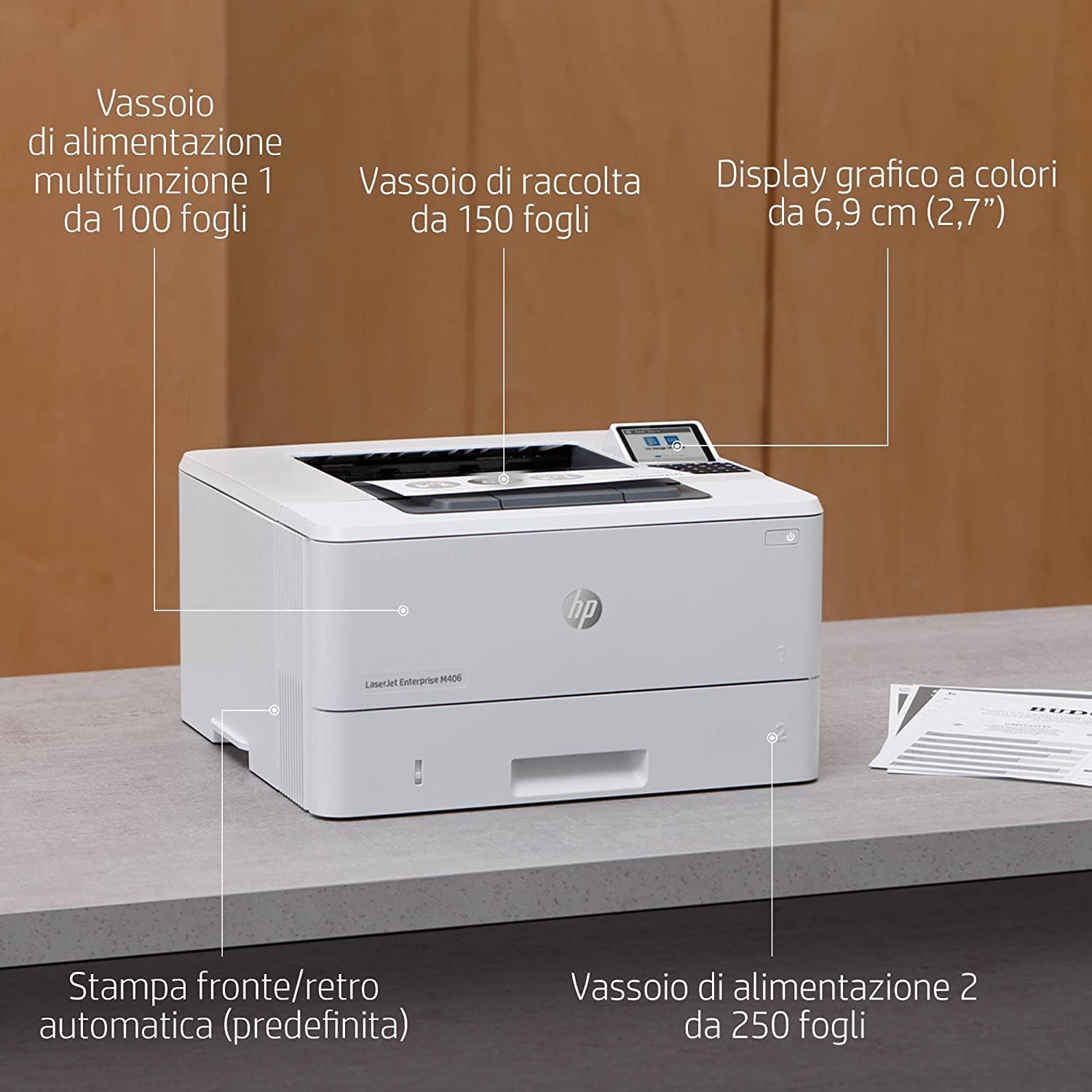 hp-laserjet-enterprise-m406dn-3pz15a-stampante-laser-bianco-e-nero-a4-duplex-40- image 4