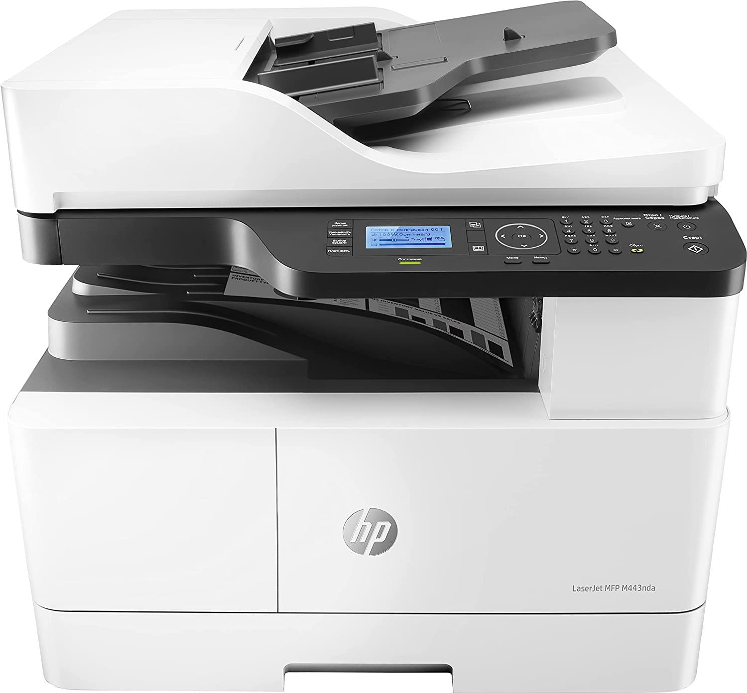 hp-laserjet-m443nda-8af72a-stampante-multifunzione-a4-bianco-e-nero-con-stampa-d image 1