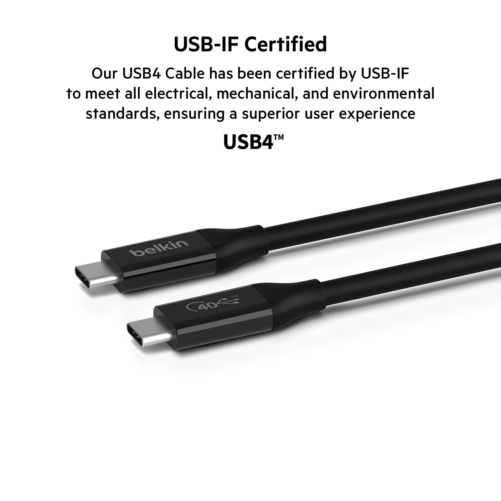 belkin-connect-cavo-usb-c-a-usb-c-thunderbolt-4-compatibile-40-gbps-power-delive image 2
