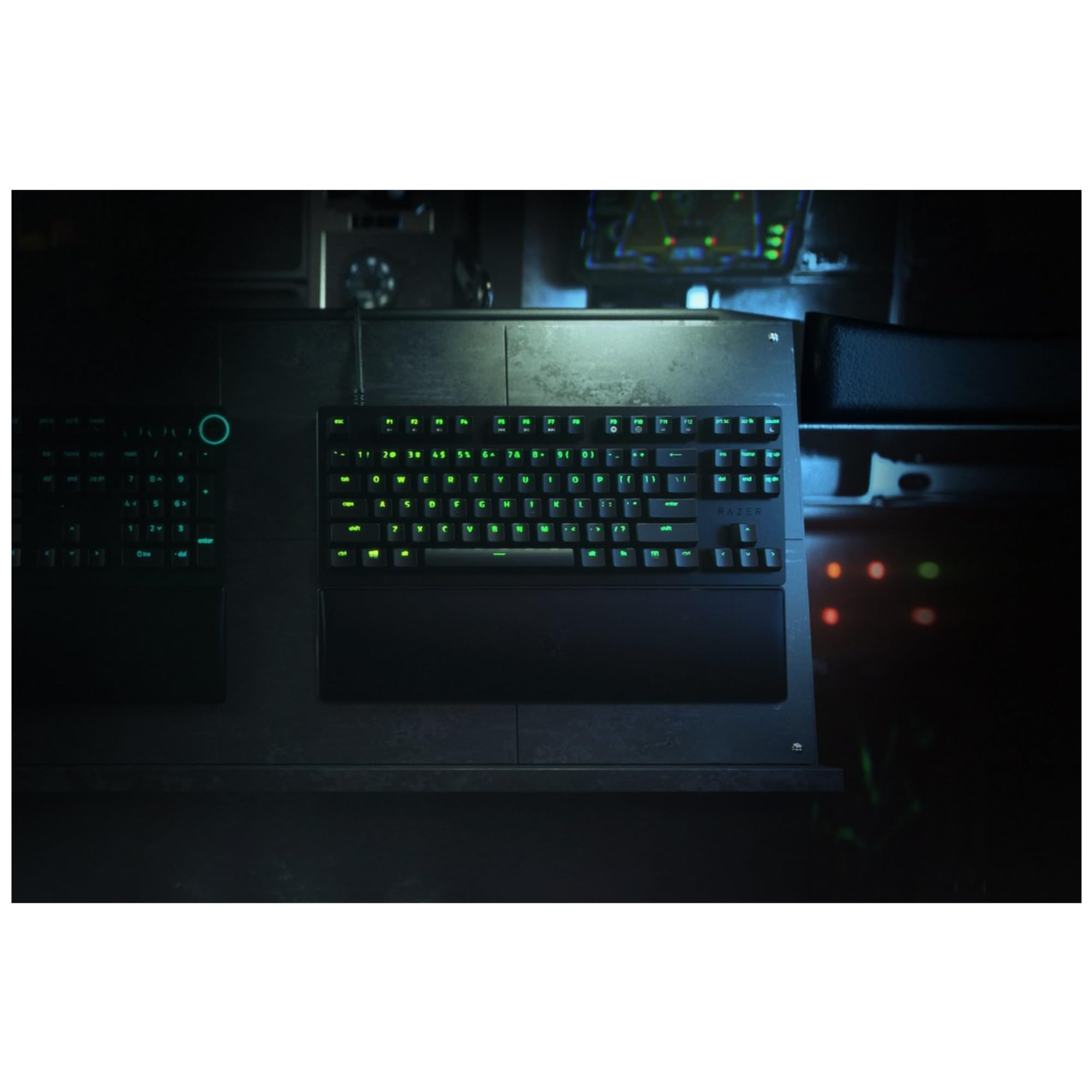 razer-huntsman-v2-tenkeyless-tastiera-gaming-ottica-tkl-con-switch-clicky-viola- image 2