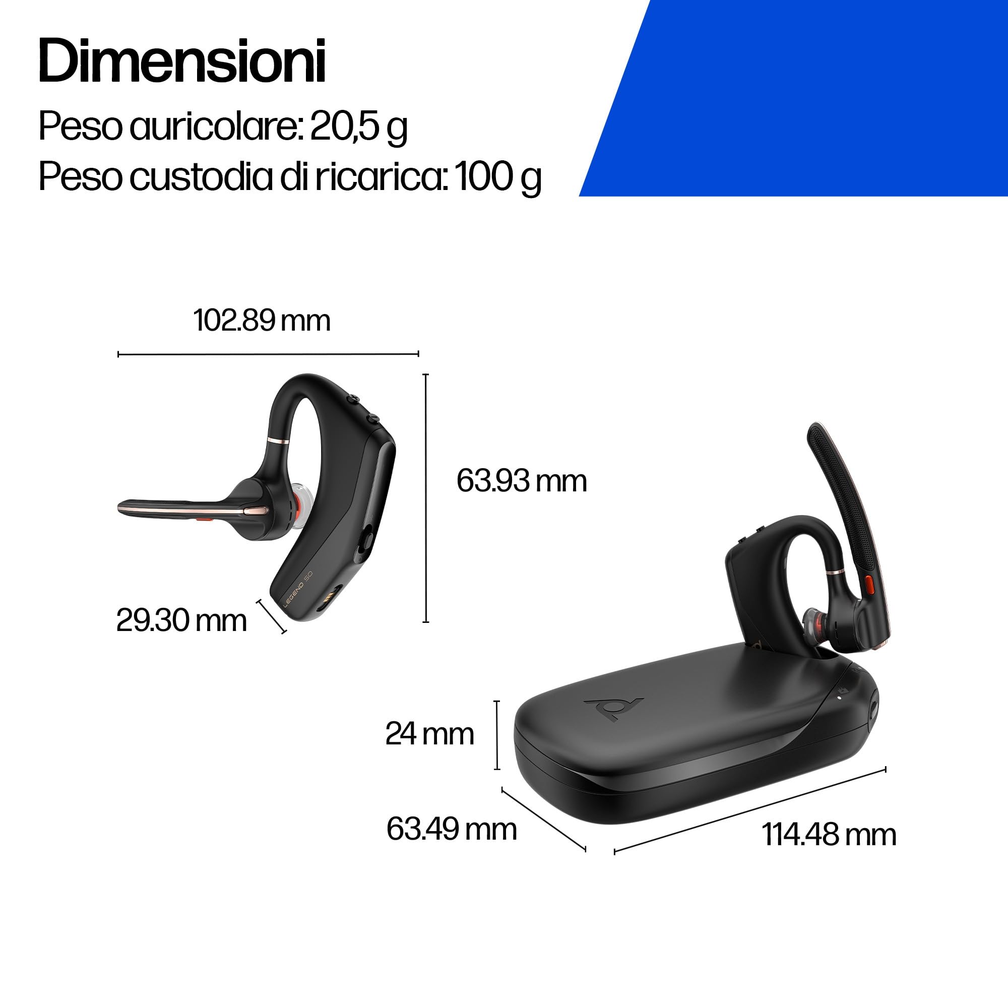 hp-poly-voyager-legend-50-m-headset-uc-wireless-con-4-microfoni-cancellazione-de image 2