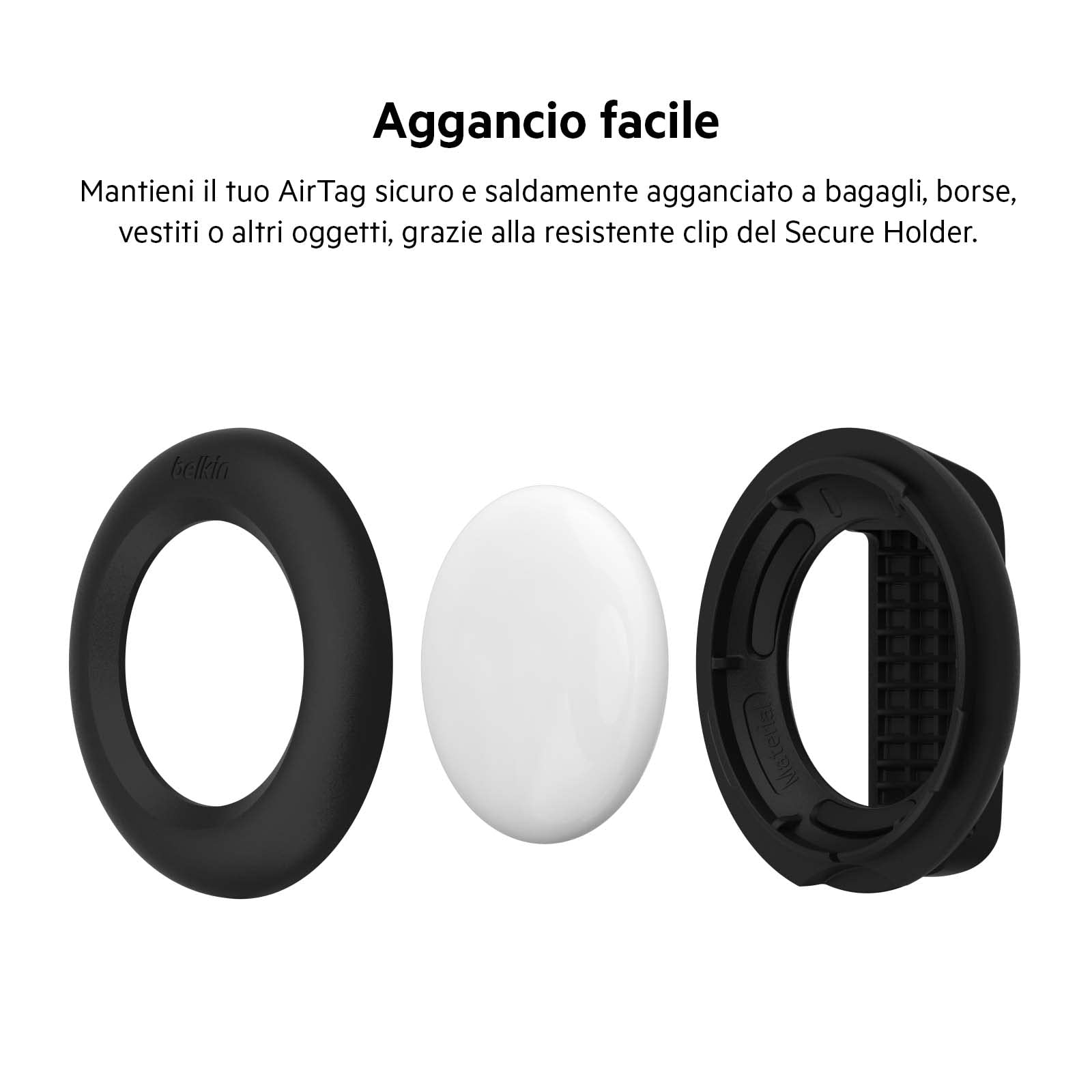 belkin-secure-holder-con-clip-per-apple-airtag-custodia-portachiavi-antigraffio- image 2