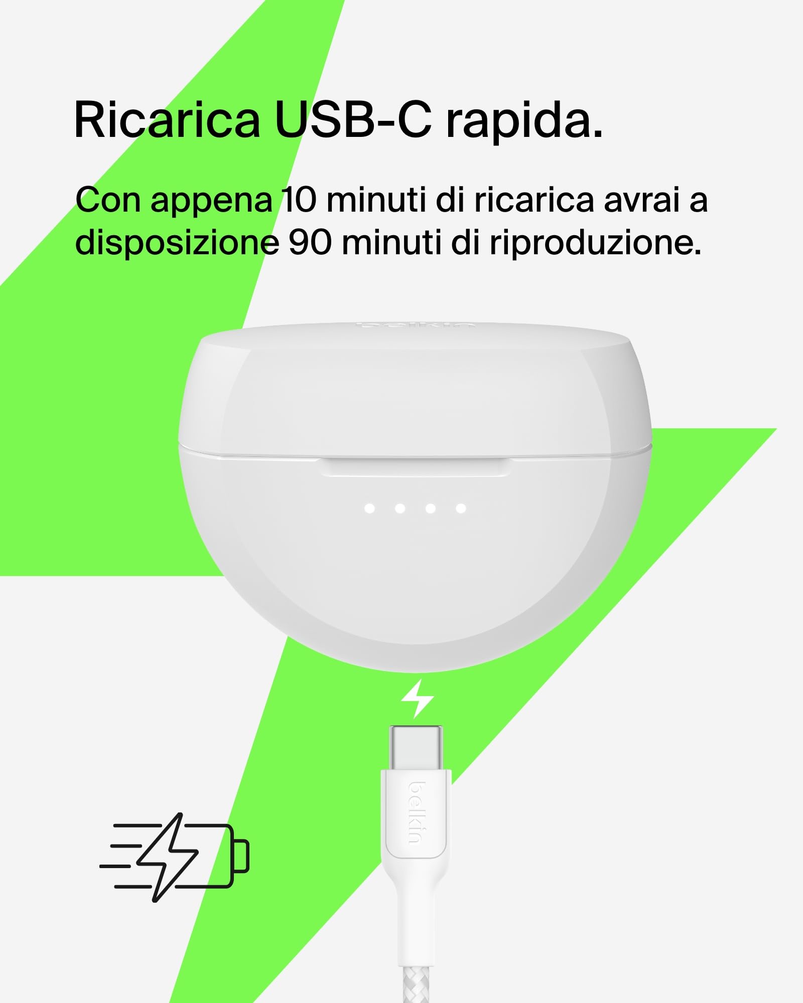 belkin-soundform-rhythm-auricolari-true-wireless-bluetooth-5-3-28-ore-ipx5-usb-c image 7