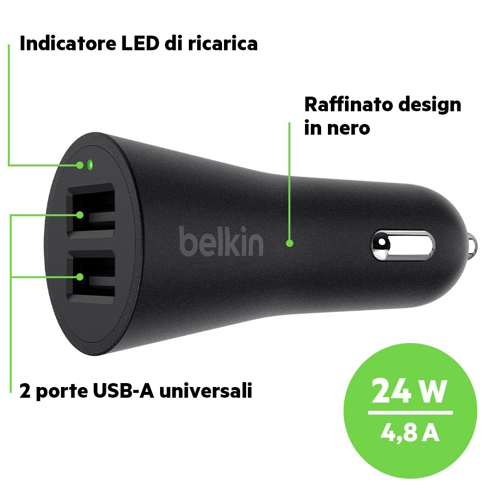 belkin-boost-up-caricabatteria-da-auto-a-2-porte-usb-a-da-4-8-a-24-w-totali-con- image 2