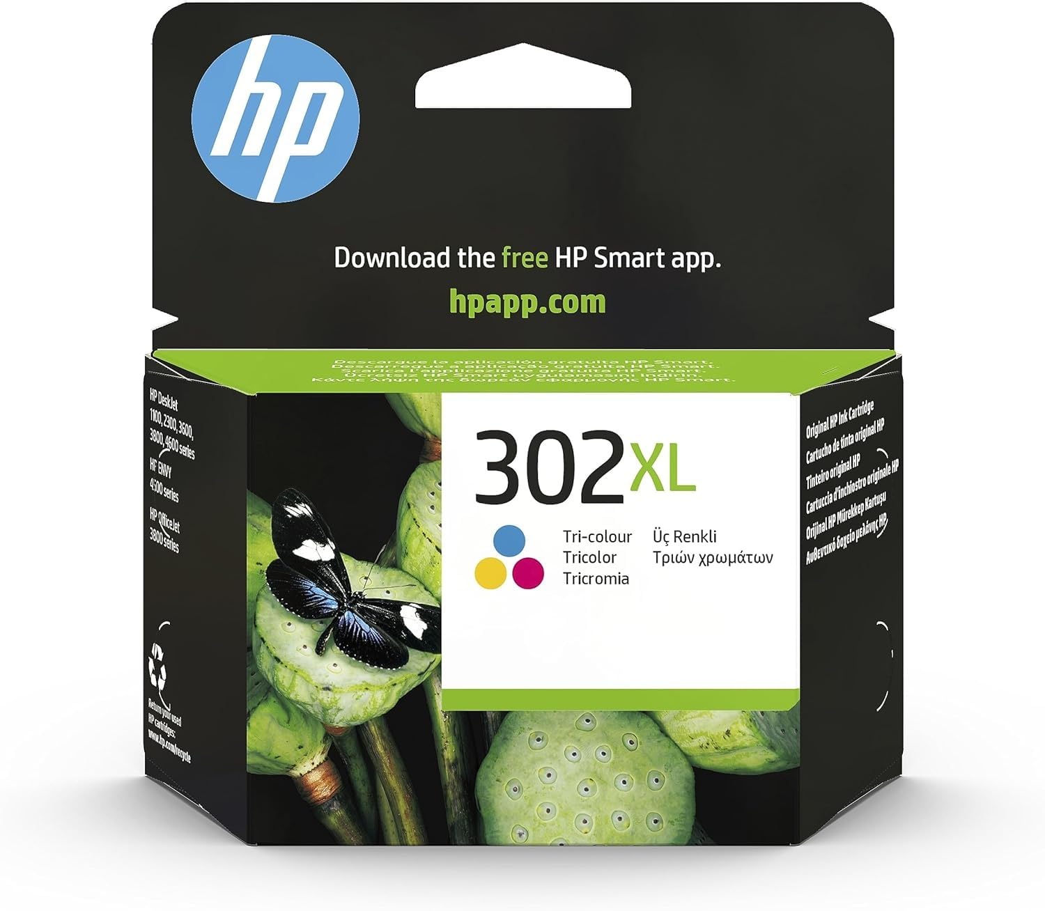 hp-302xl-tricromia-f6u67ae-cartuccia-originale-alta-capacit-330-pagine-per-deskj image 1