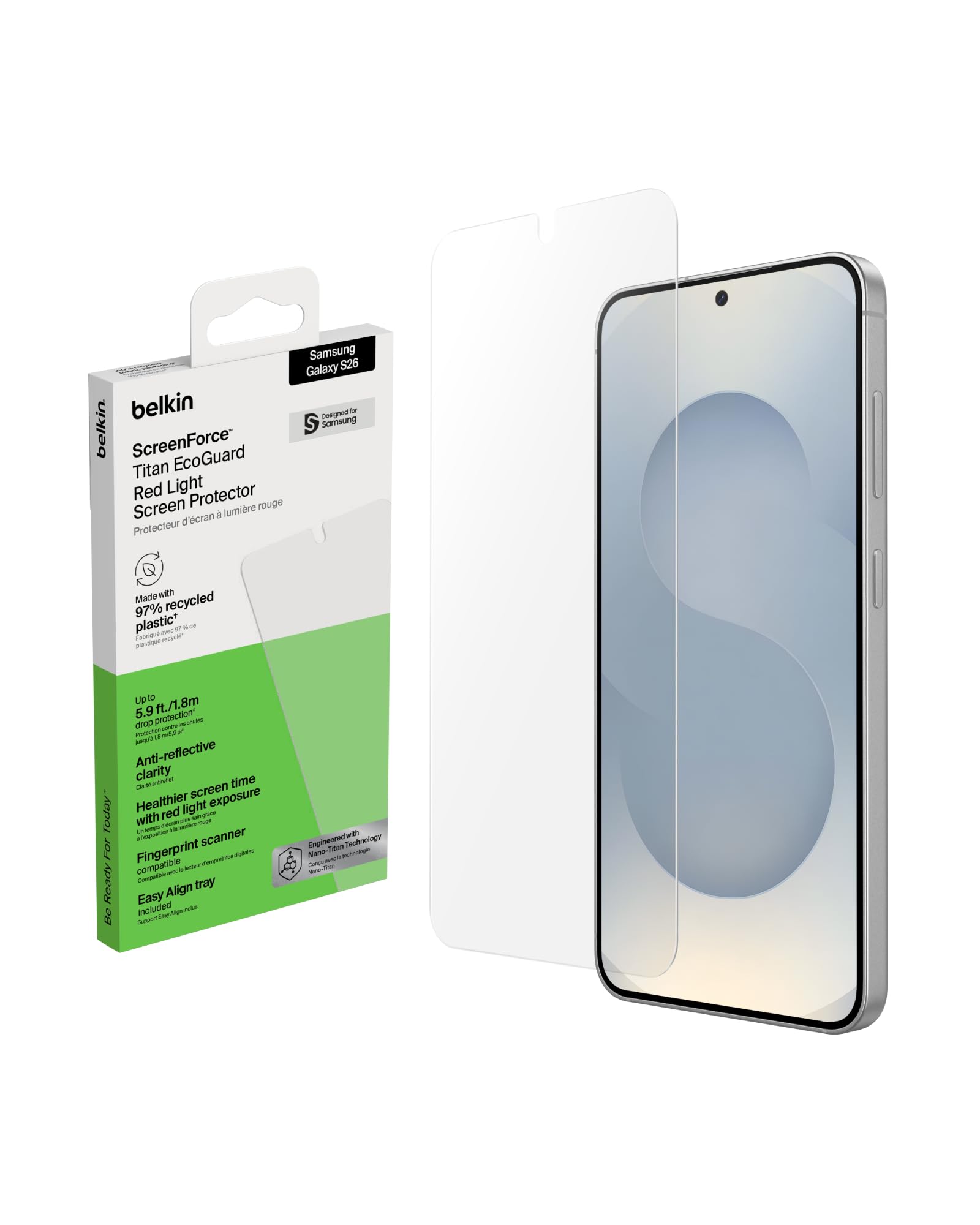 belkin-screenforce-titan-ecoguard-pellicola-protettiva-a-luce-rossa-per-samsung- image 1