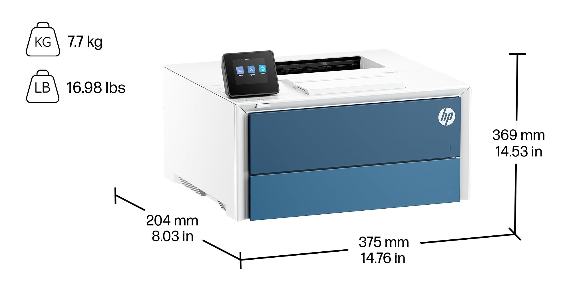 hp-laserjet-pro-4007dn-stampante-laser-bianco-e-nero-45-ppm-a4-duplex-rete-ether image 5