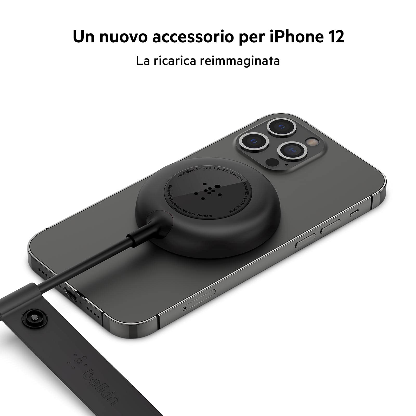 belkin-caricabatterie-wireless-magsafe-magnetico-10w-con-alimentatore-20w-e-cavo image 2
