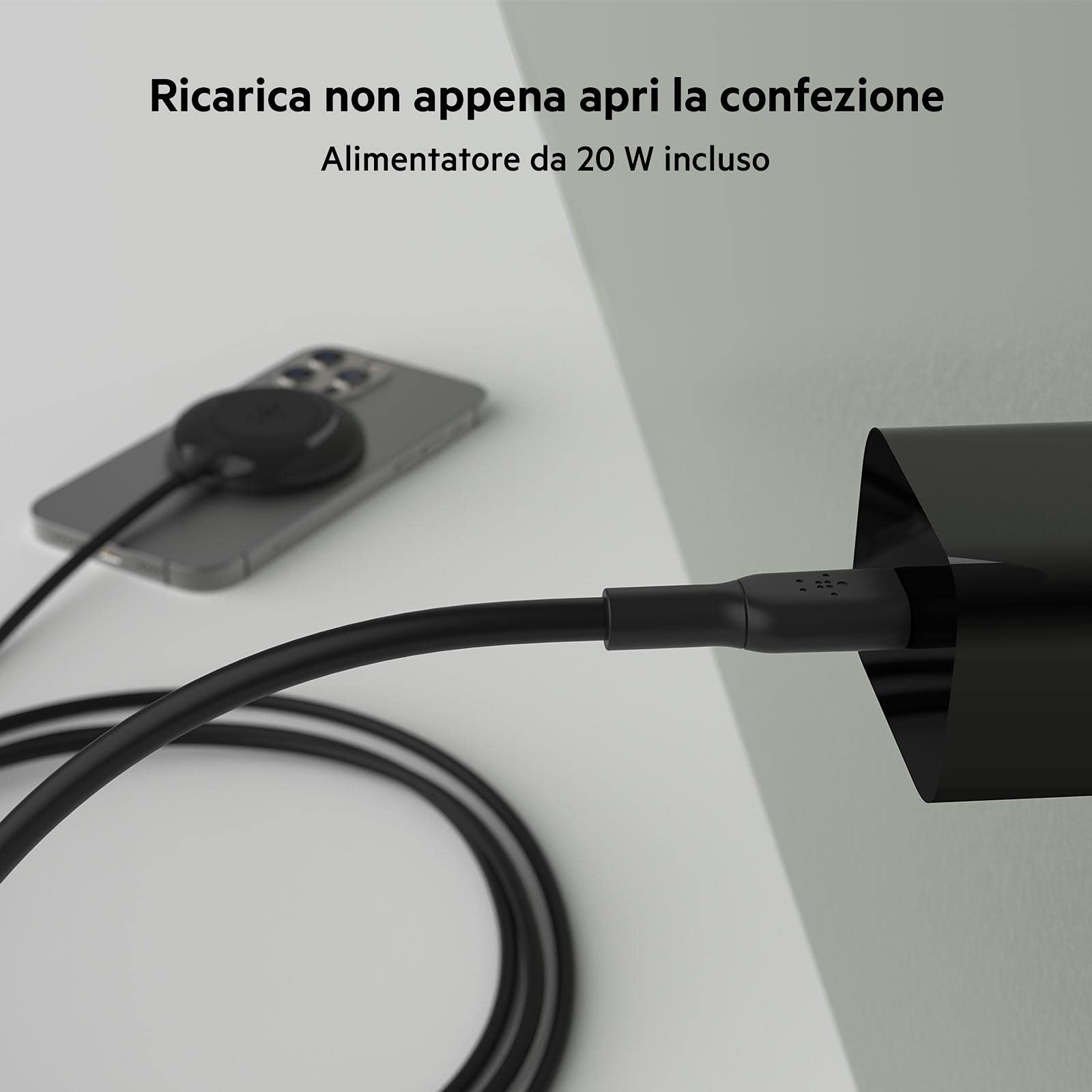 belkin-caricabatterie-wireless-magsafe-magnetico-10w-con-alimentatore-20w-e-cavo image 6