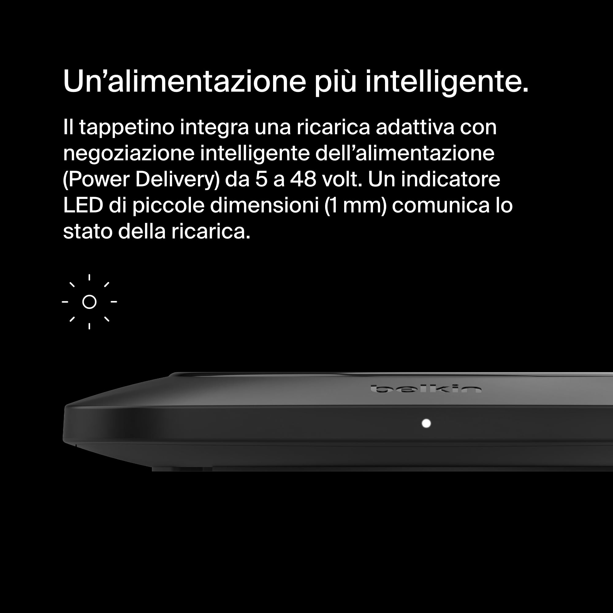 belkin-boostcharge-pro-tappetino-di-ricarica-wireless-universale-15w-ad-allineam image 6