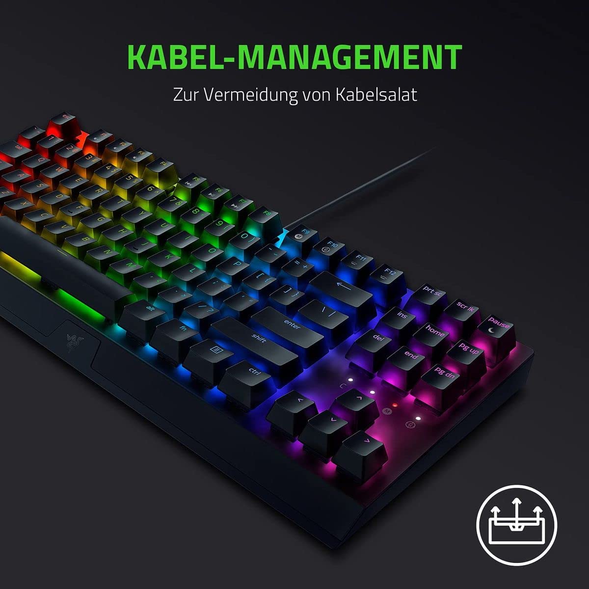 razer-blackwidow-v3-pro-tastiera-da-gaming-wireless-meccanica-con-switch-verdi-t image 4