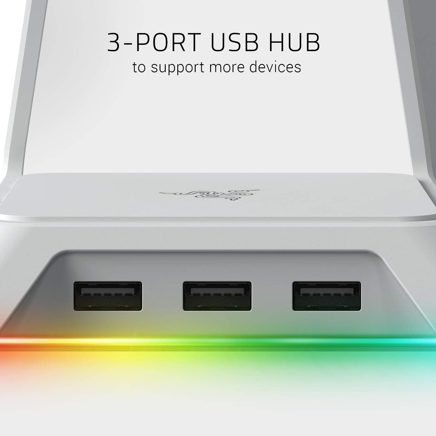 razer-base-station-chroma-mercury-supporto-per-cuffie-con-hub-usb-a-3-porte-e-il image 3
