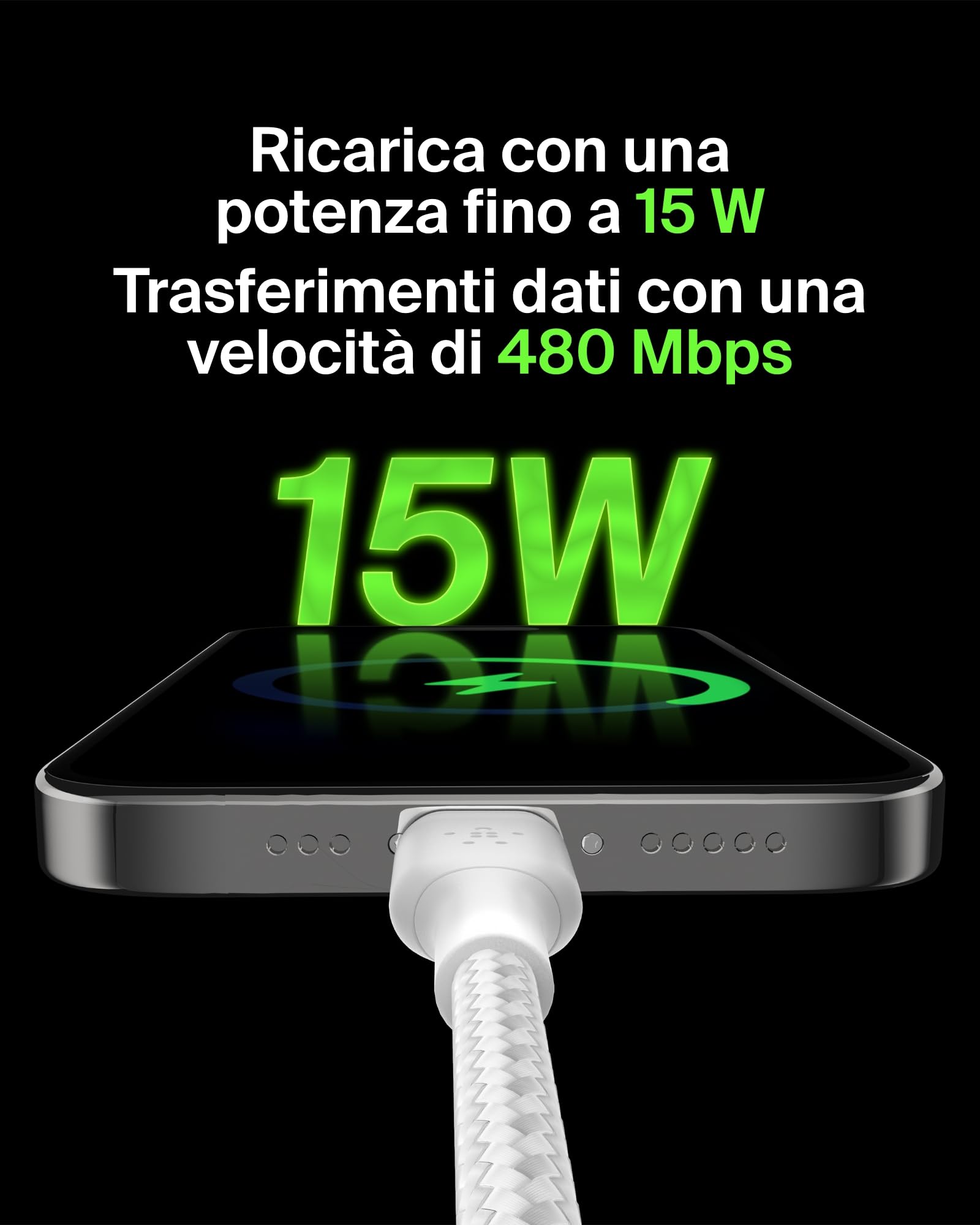 belkin-boostcharge-cavo-usb-c-a-usb-c-m-m-ricarica-e-sincronizzazione-rapida image 2