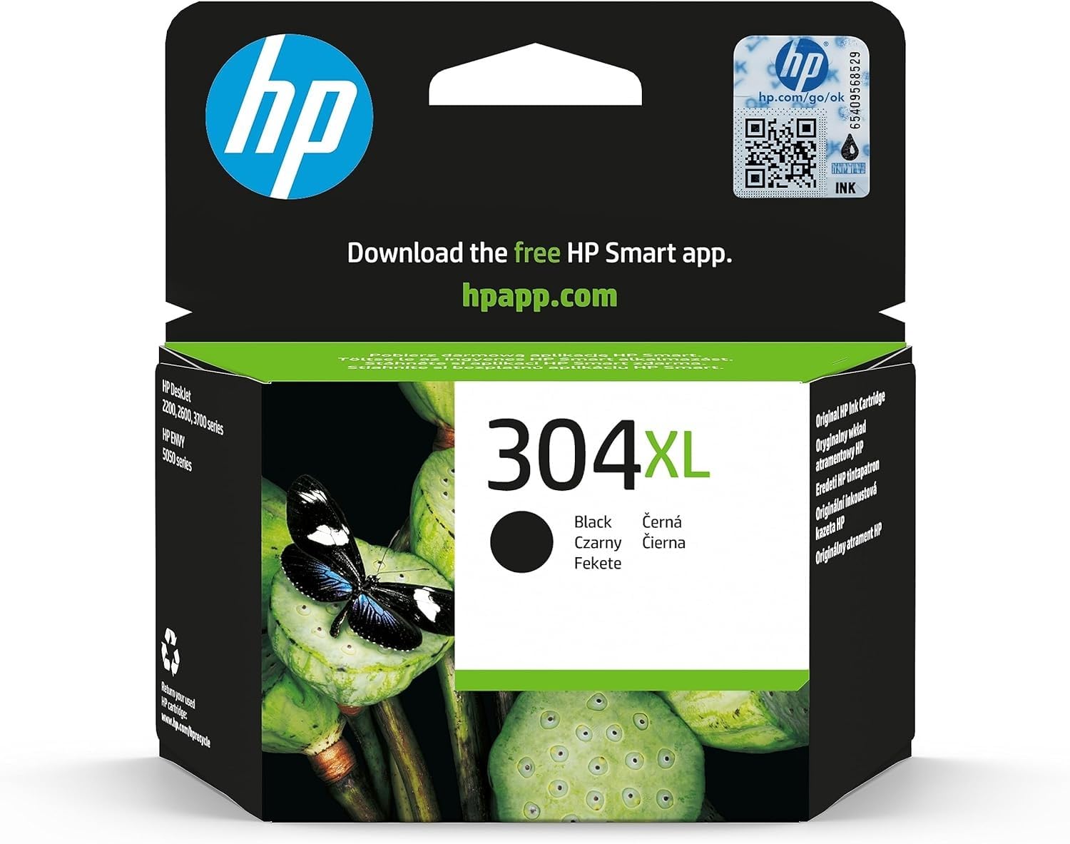 hp-304xl-nero-n9k08ae-cartuccia-inchiostro-originale-alta-capacit-fino-a-300-pag image 1