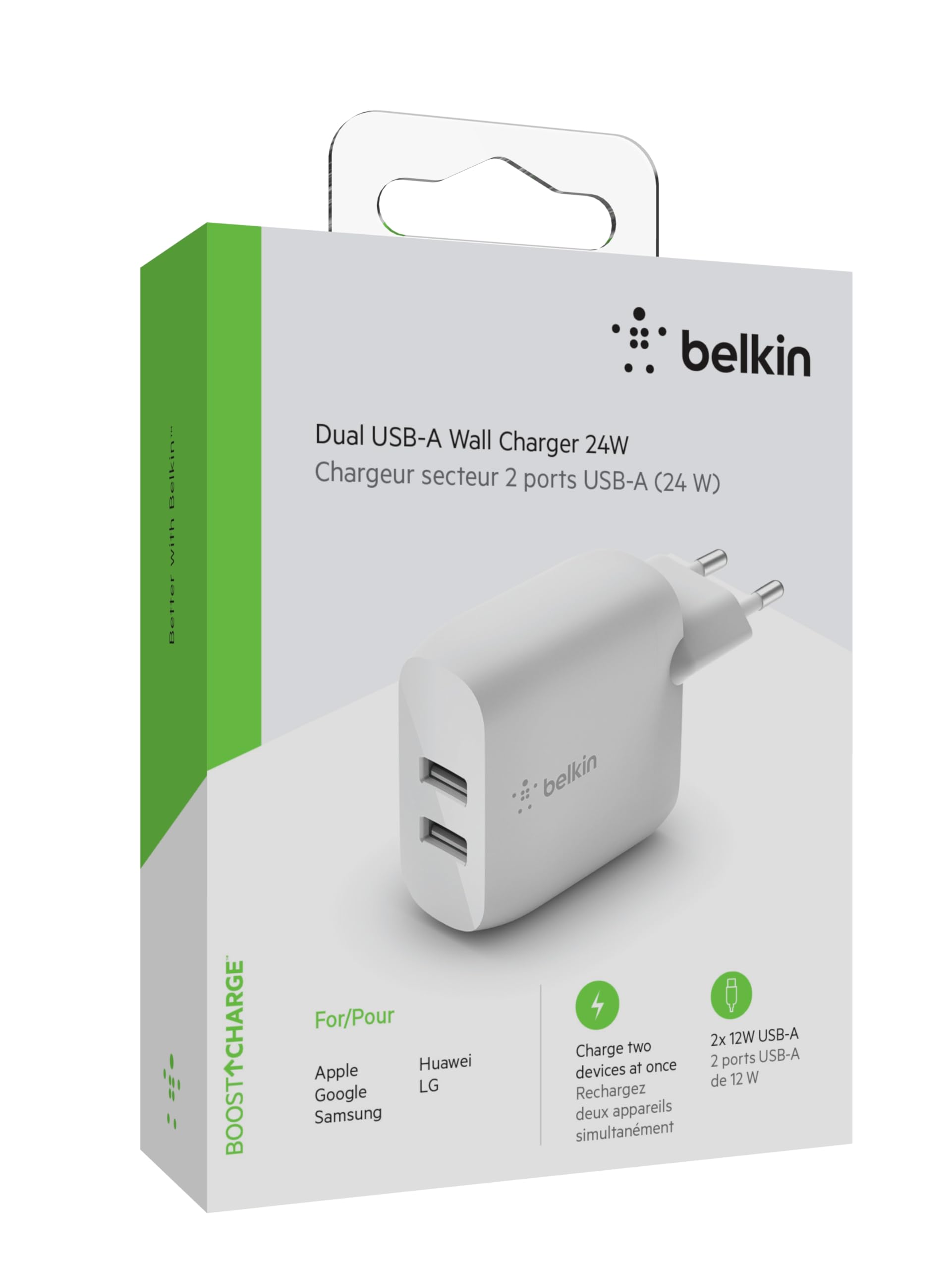 belkin-boost-charge-caricabatterie-da-parete-doppia-porta-usb-a-24-w-ricarica-si image 2