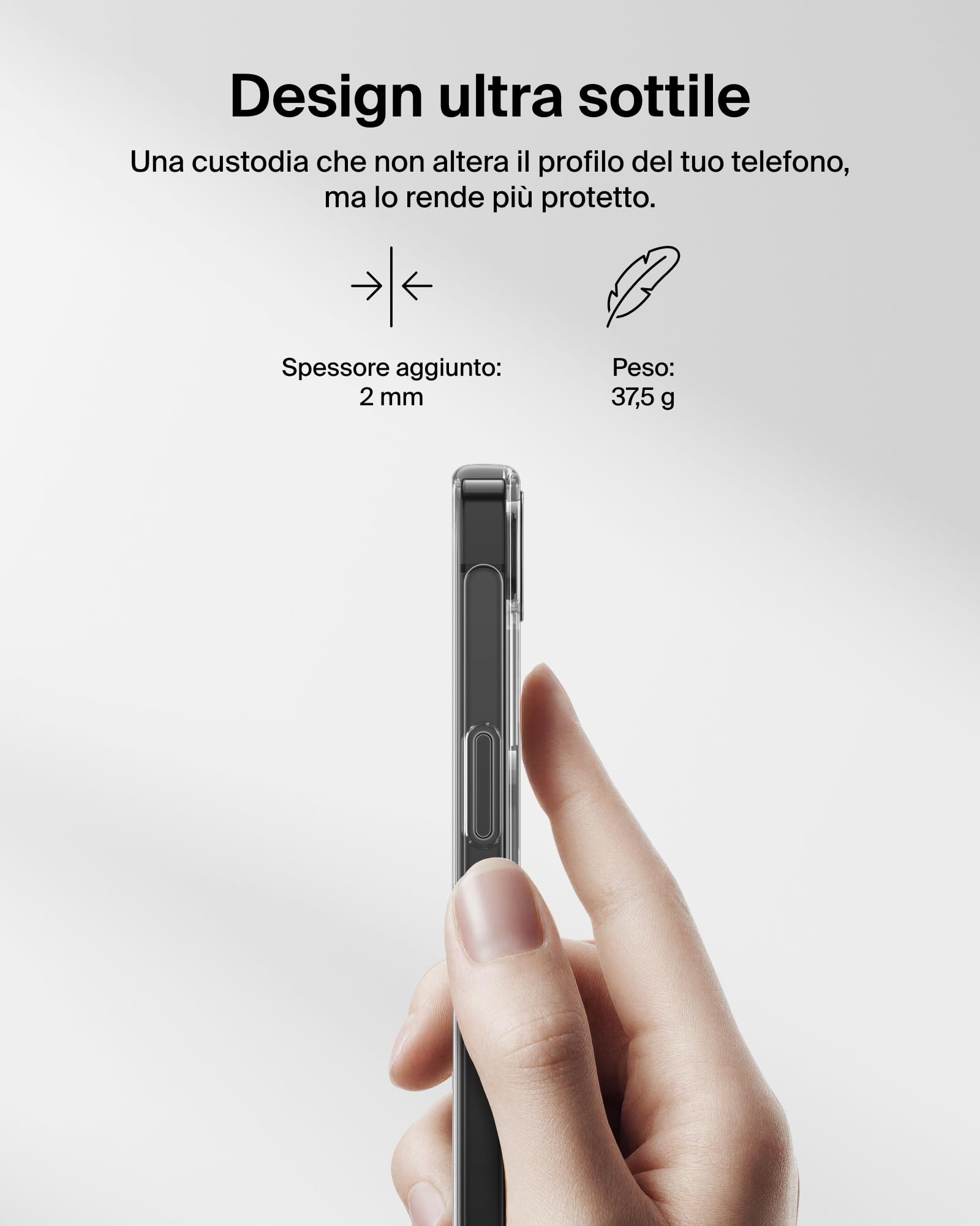 belkin-sheerforce-clear-lite-cover-magnetica-trasparente-per-iphone-17e-e-iphone image 6