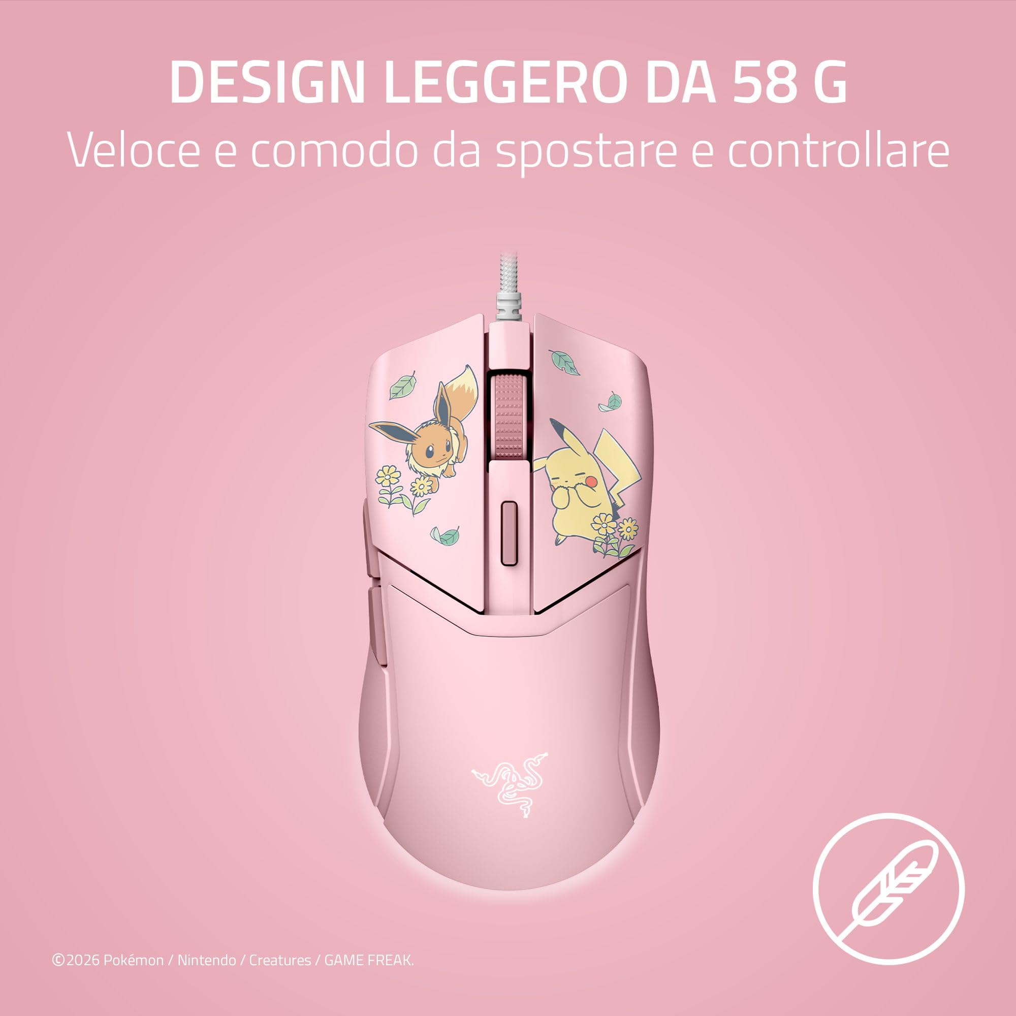 razer-cobra-pok-mon-pikachu-eevee-edition-mouse-da-gaming-cablato-leggero-58-g-8 image 2
