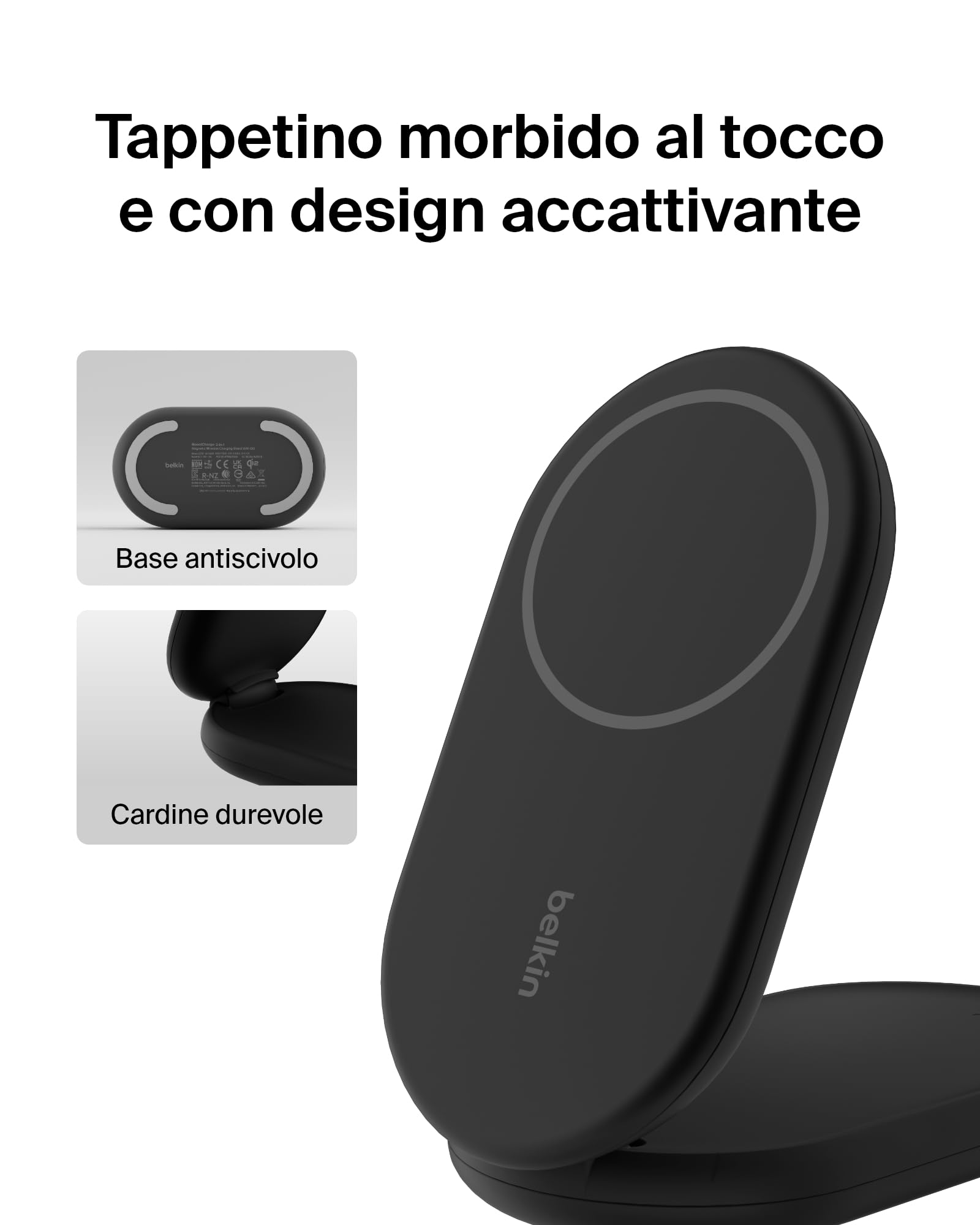 belkin-boostcharge-caricabatterie-magnetico-pieghevole-2-in-1-qi2-15w-compatibil image 5