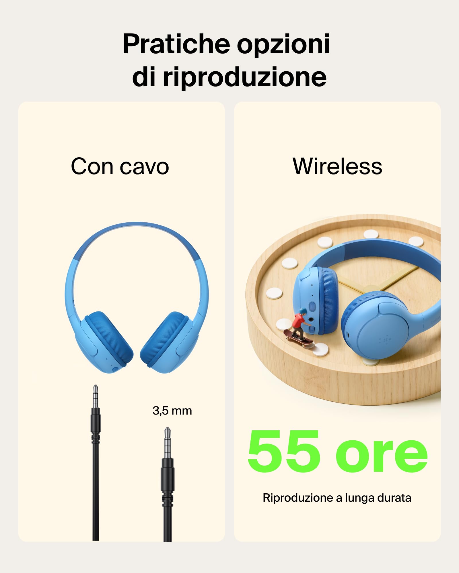 belkin-soundform-mini-2-cuffie-bluetooth-on-ear-per-bambini-con-limite-volume-85 image 4
