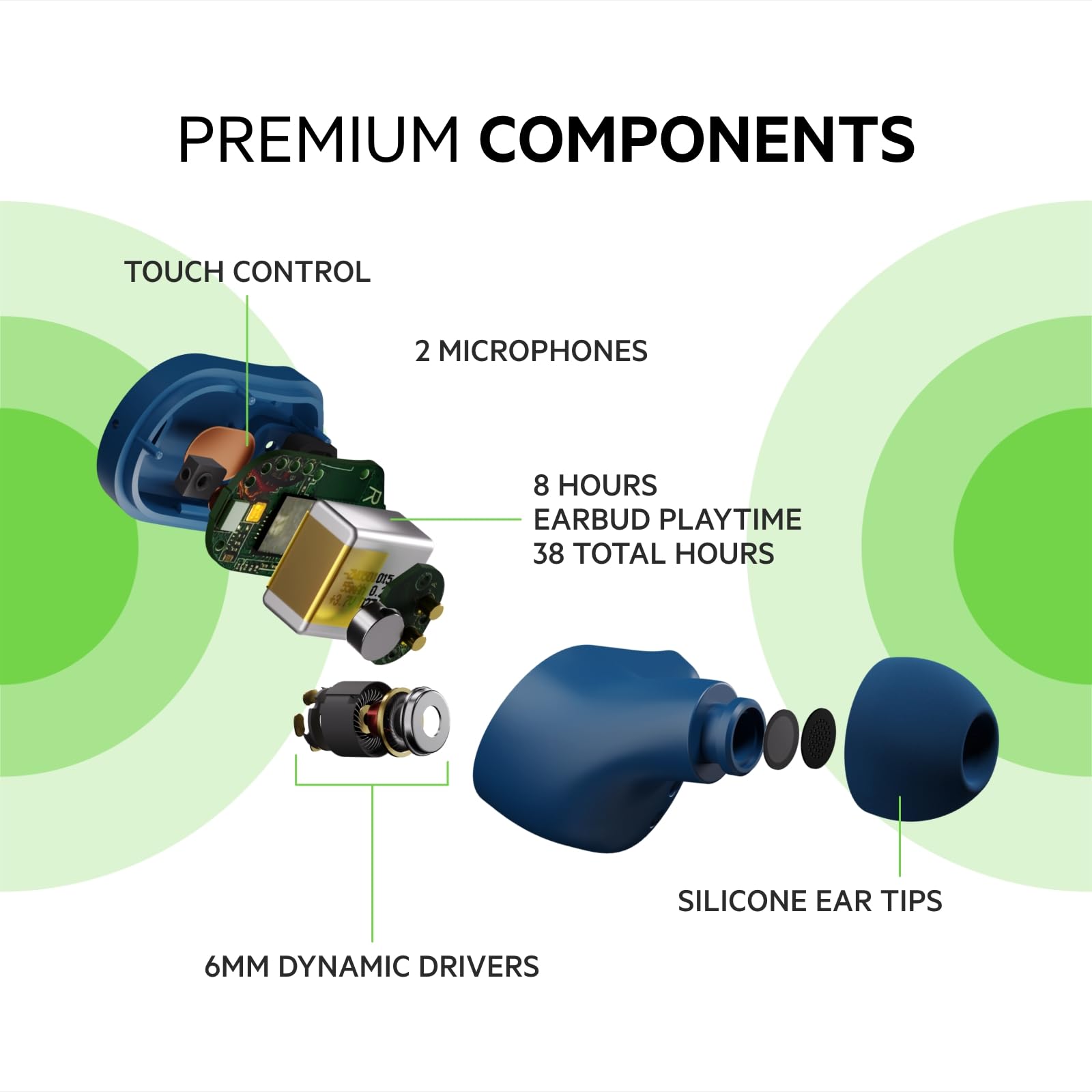 belkin-soundform-play-auricolari-true-wireless-bluetooth-5-2-con-38-ore-di-batte image 3
