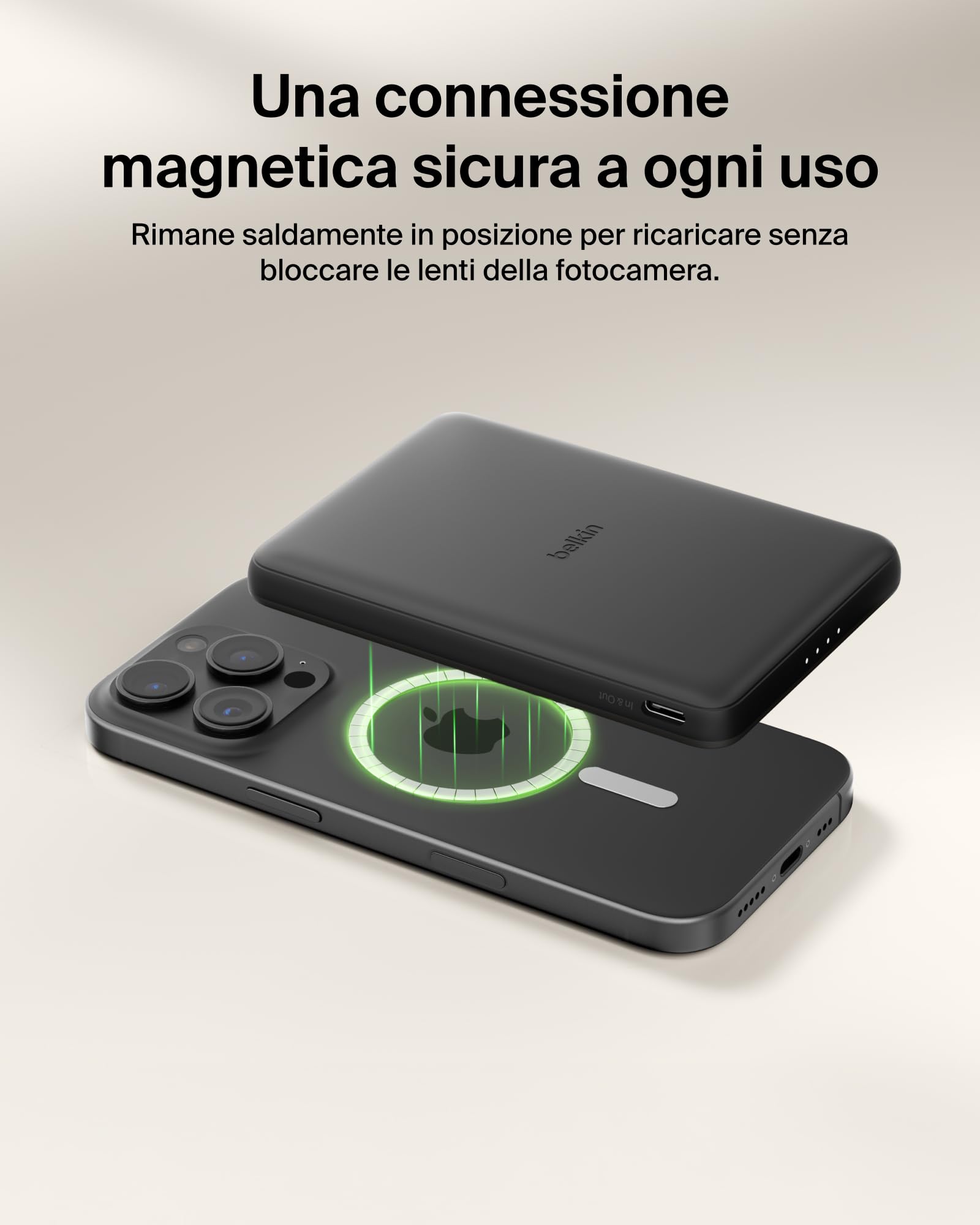 belkin-boostcharge-power-bank-magnetica-5000-mah-ultra-sottile-con-anello-magnet image 2