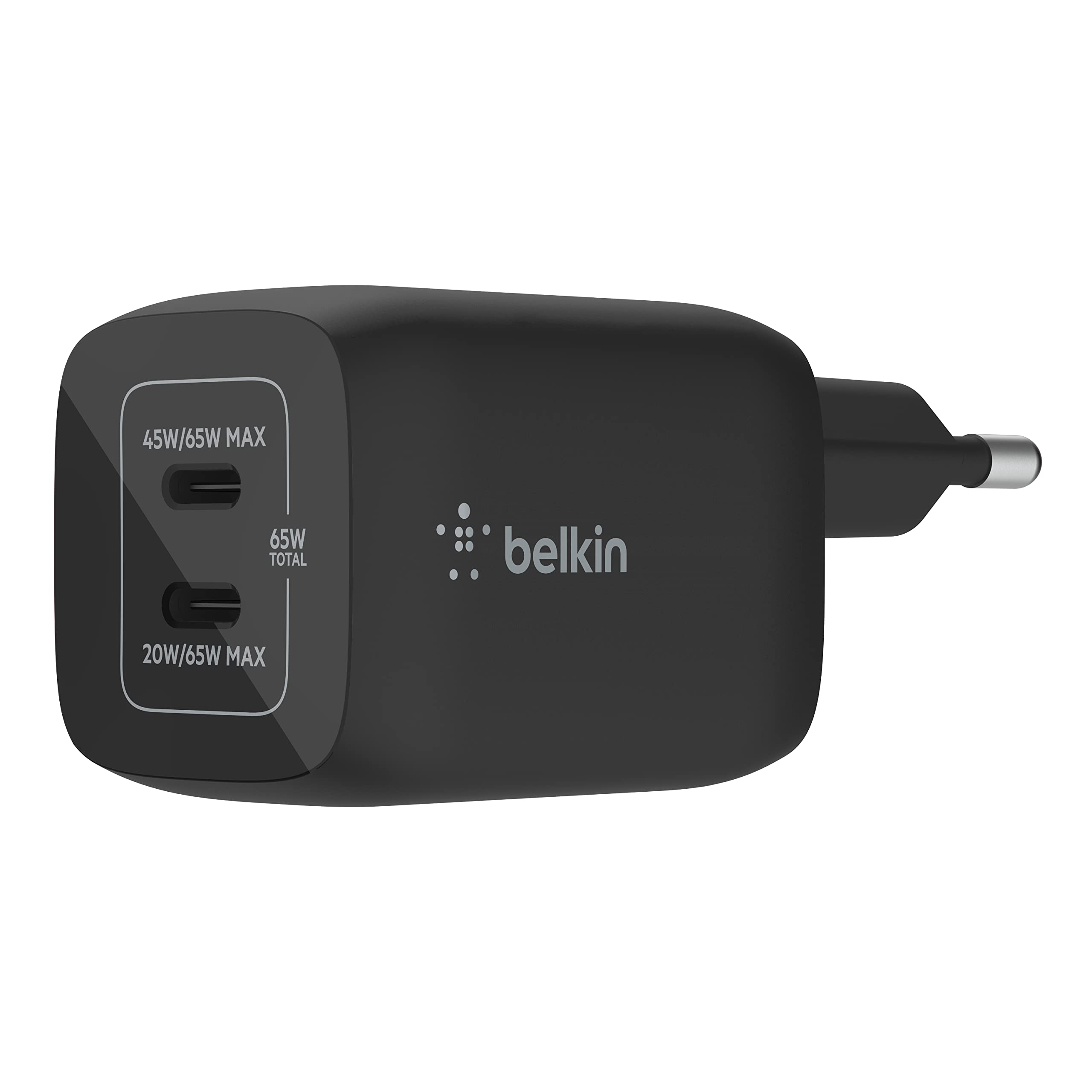 belkin-doppio-caricabatterie-da-parete-usb-c-65-w-gan-ricarica-rapida-pd-3-0-con image 8