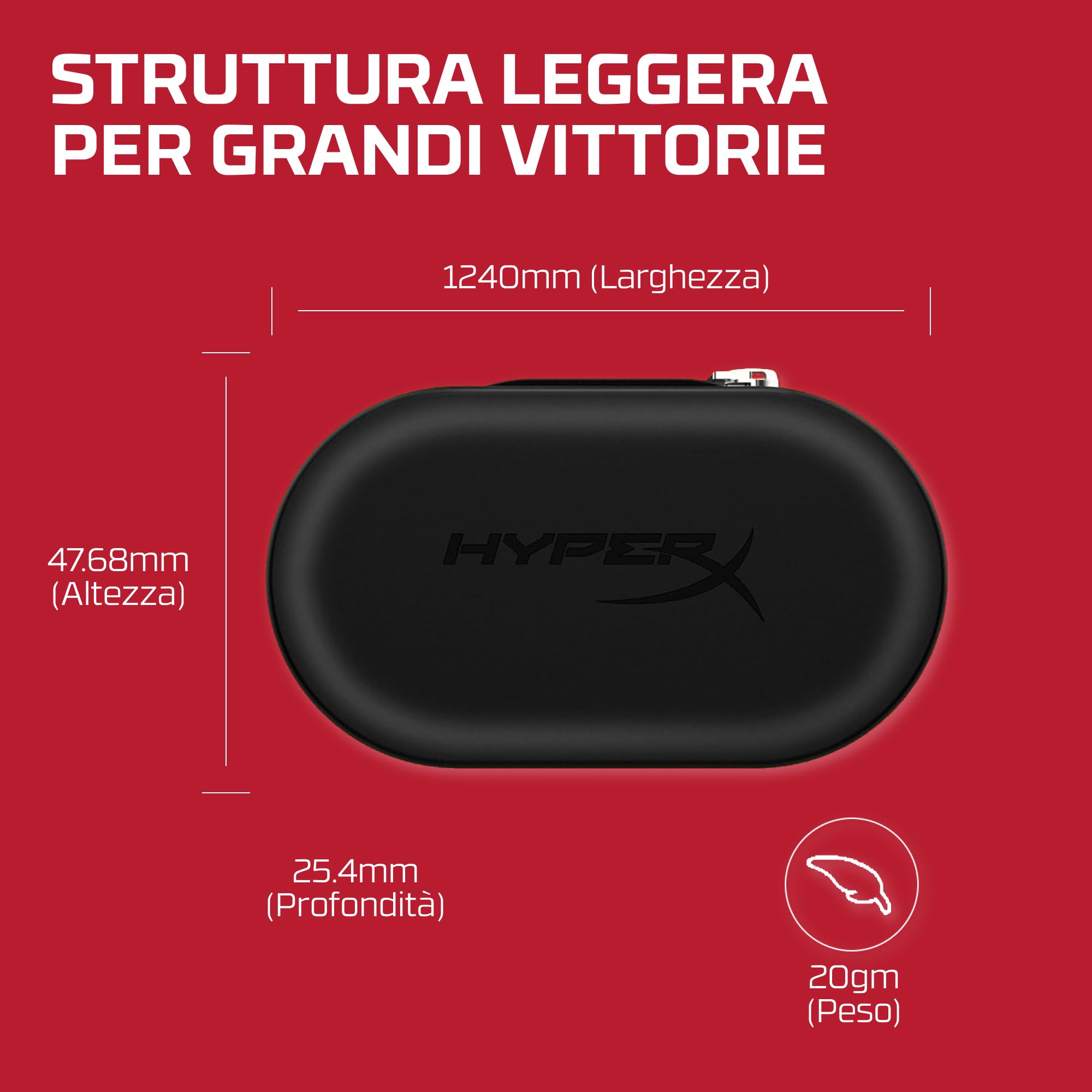 hyperx-cloud-earbuds-ii-auricolari-gaming-in-ear-con-microfono-4-misure-gommini- image 8
