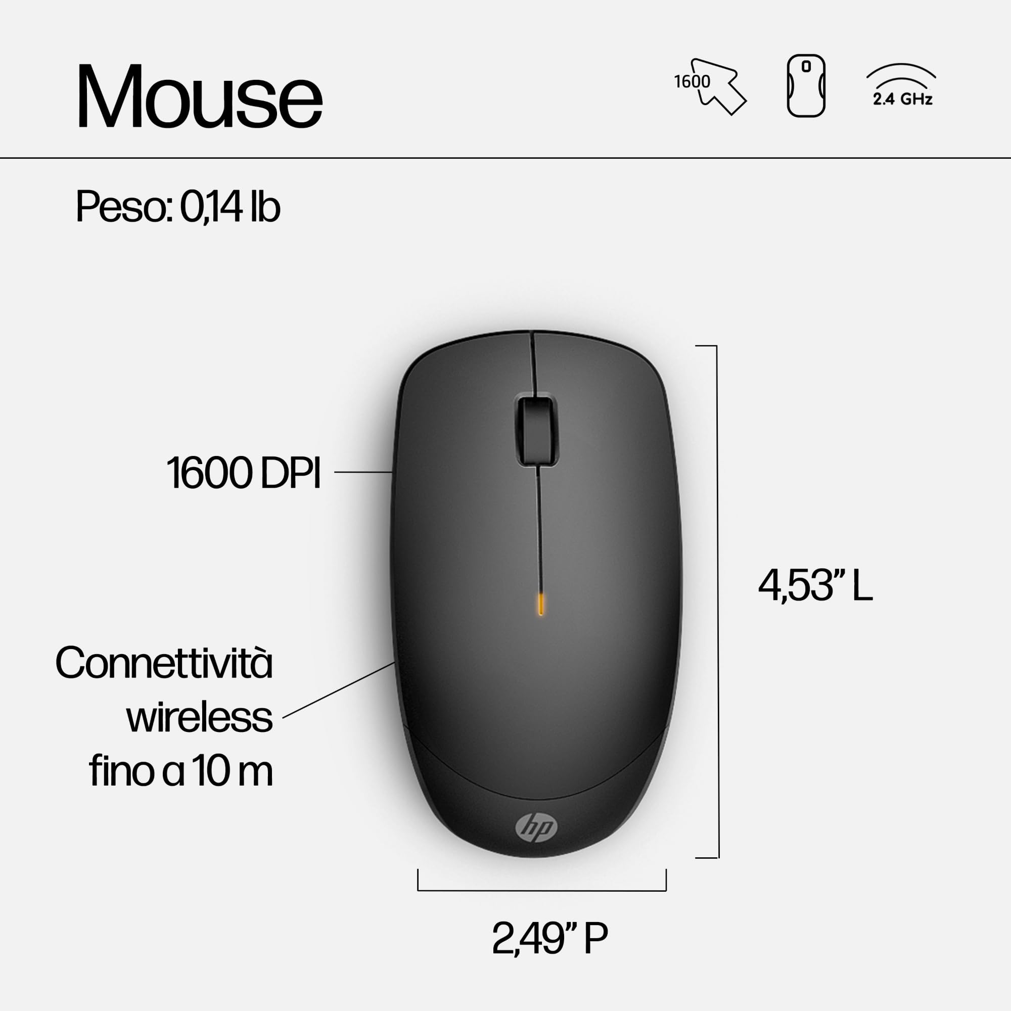 hp-230-combo-tastiera-e-mouse-wireless-2-4-ghz-con-dongle-usb-a-digitazione-sile-2 image 3