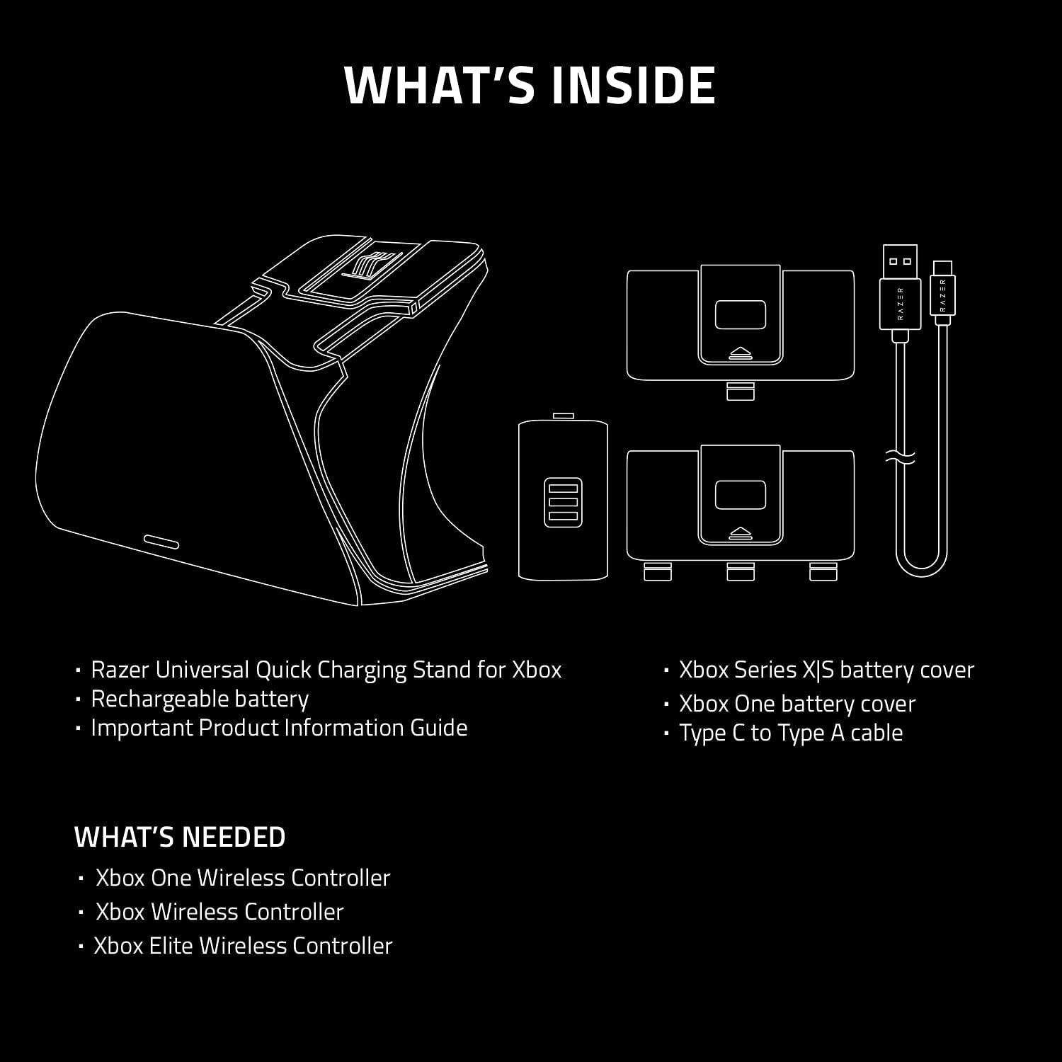 razer-essential-duo-bundle-for-xbox-cuffie-cablate-con-driver-triforce-50-mm-e-b image 4