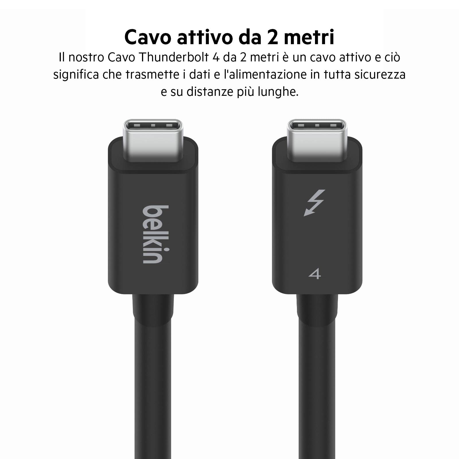 belkin-cavo-thunderbolt-4-attivo-usb-type-c-da-2-m-40-gbps-power-delivery-100-w- image 7