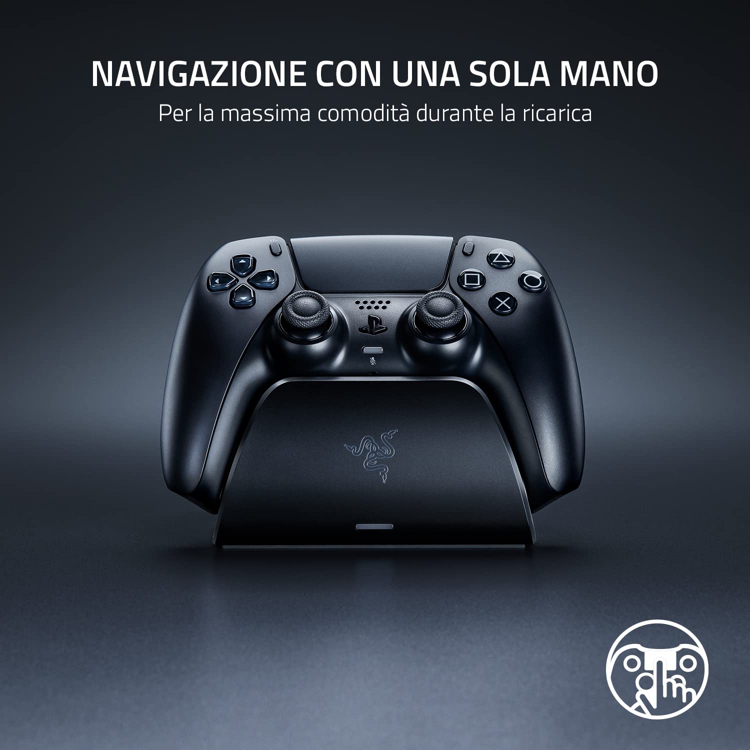 razer-universal-quick-charging-stand-per-ps5-base-di-ricarica-rapida-per-control image 5