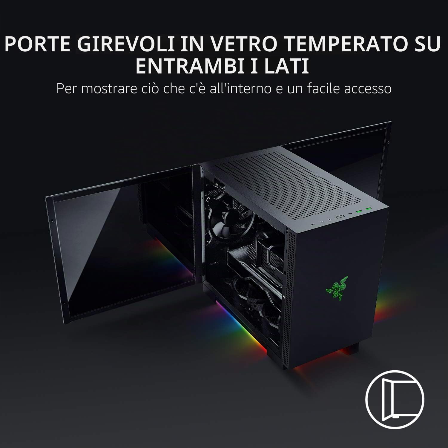 razer-tomahawk-mini-itx-case-da-gaming-con-razer-chroma-rgb-pannelli-girevoli-in image 2