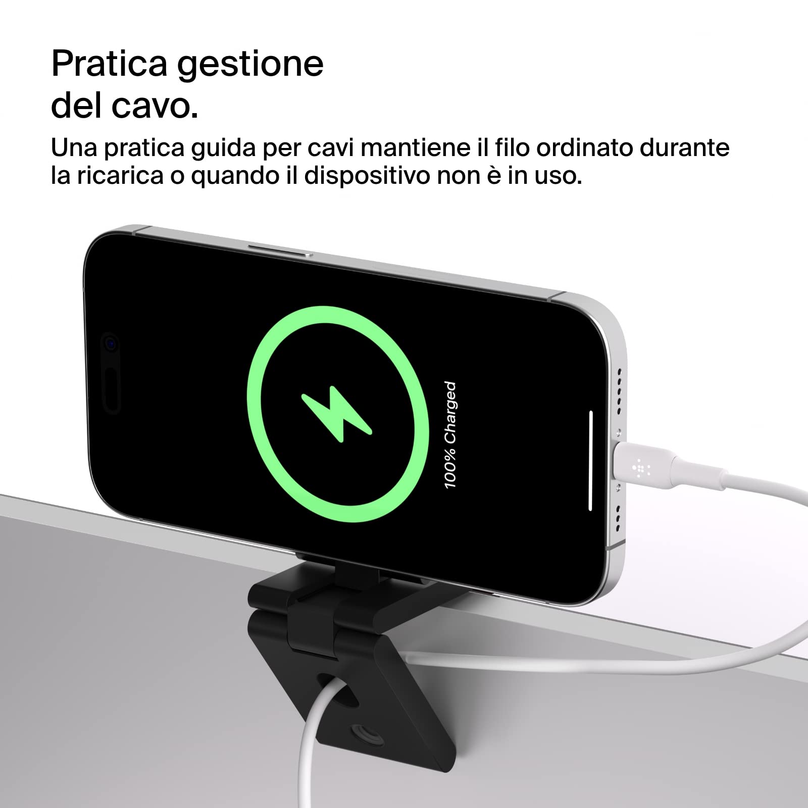 belkin-supporto-inclinabile-magnetico-per-iphone-con-magsafe-per-mac-e-studio-di image 8