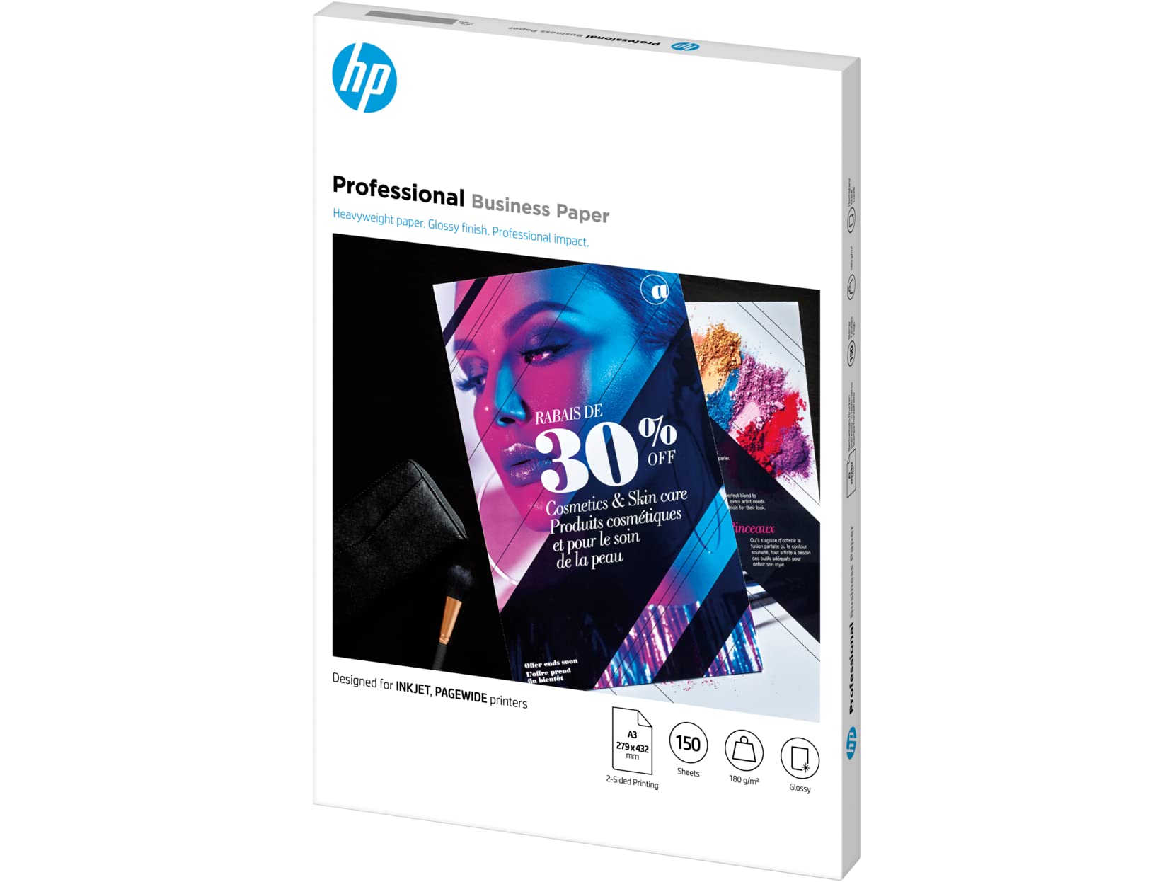hp-professional-business-7mv84a-carta-professionale-lucida-a3-180-g-m-confezione image 3