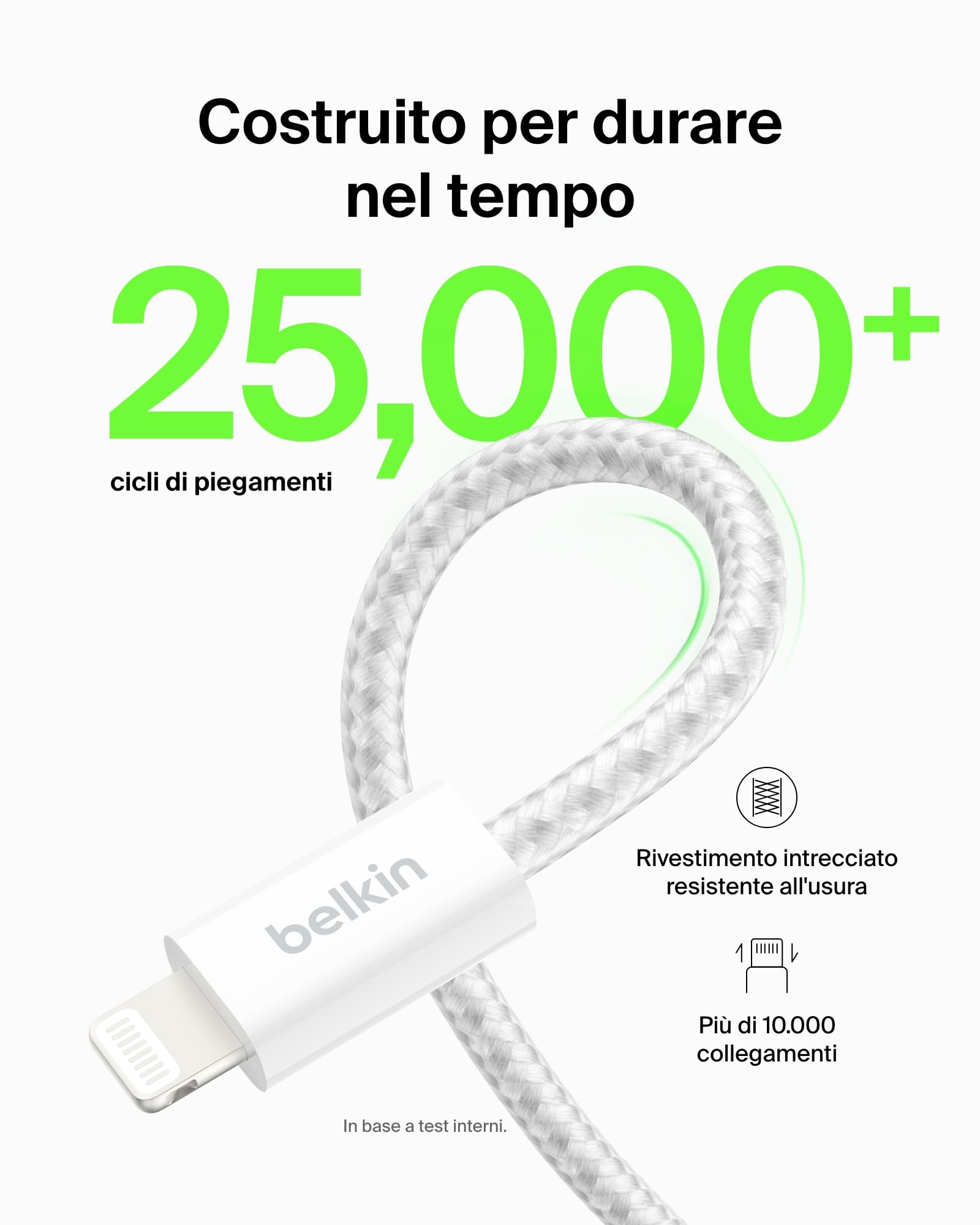 belkin-boostcharge-confezione-2-cavi-usb-a-a-lightning-1-5-m-intrecciati-mfi-ric image 3