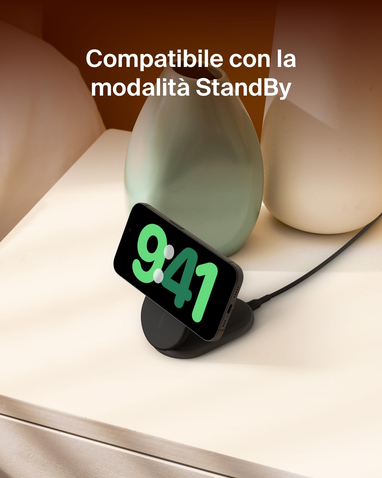 belkin-boostcharge-caricabatterie-wireless-magnetico-pieghevole-qi2-15w-con-alim image 6