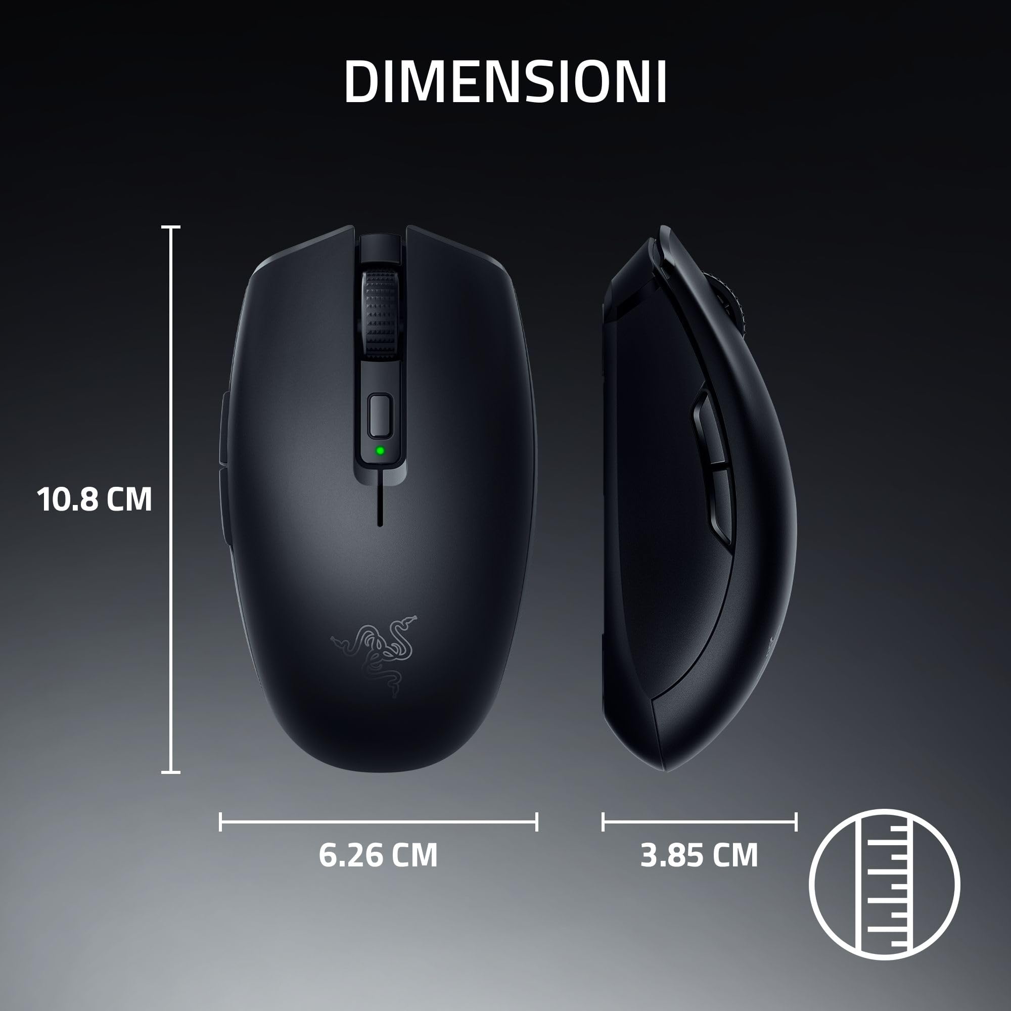 razer-orochi-v2-mouse-gaming-wireless-portatile-nero-sensore-18k-dpi-switch-gen- image 8