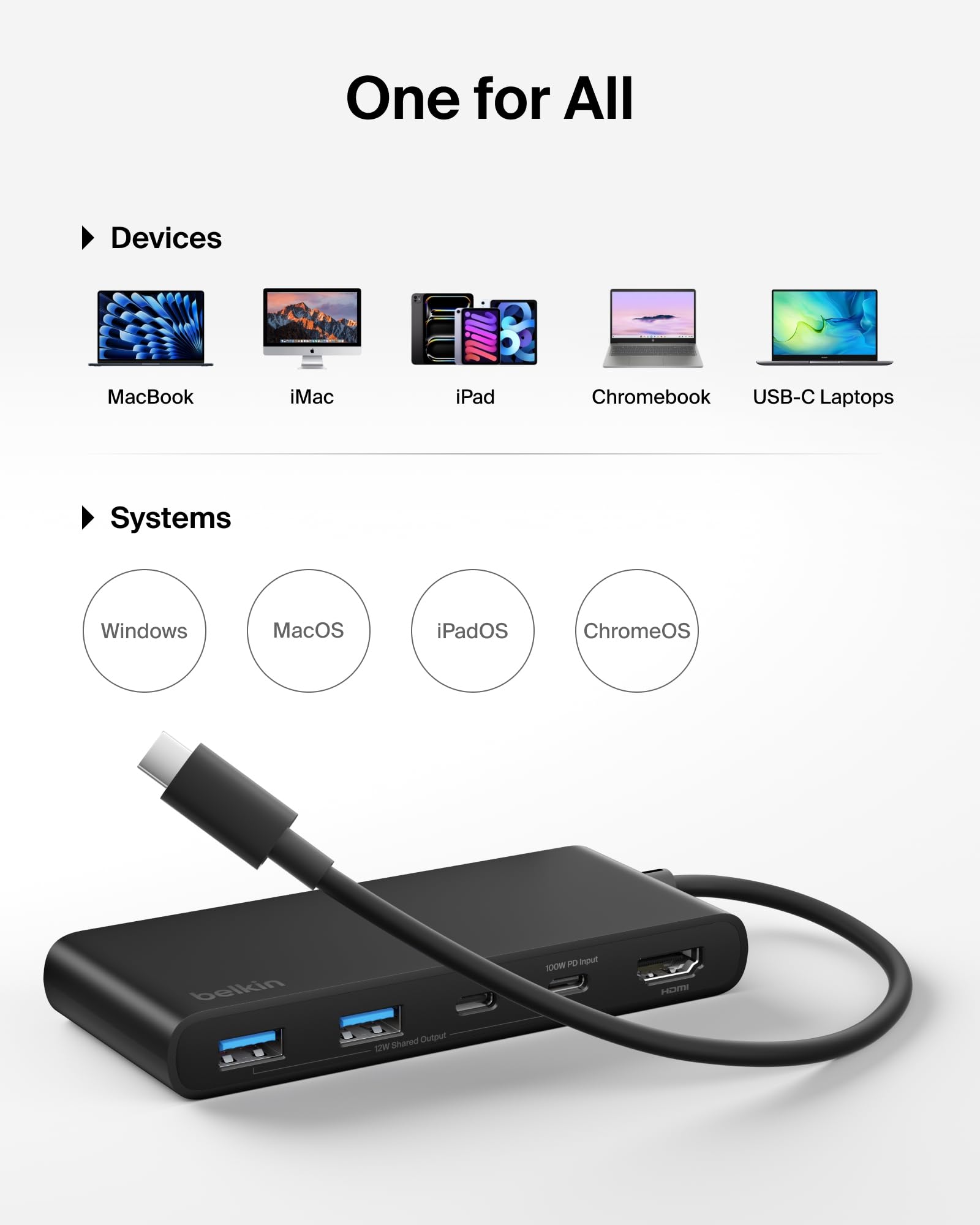 belkin-hub-usb-c-a-7-porte-hdmi-4k-60hz-sd-microsd-power-delivery-100w-dati-5-gb image 7
