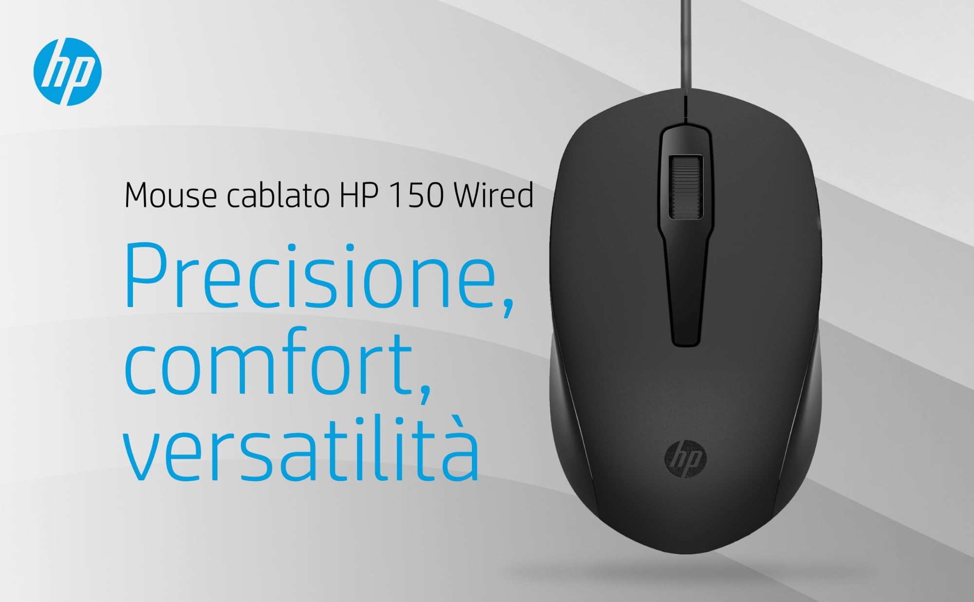 hp-150-mouse-cablato-usb-a-con-sensore-ottico-1600-dpi-3-pulsanti-e-rotella-a-do image 8