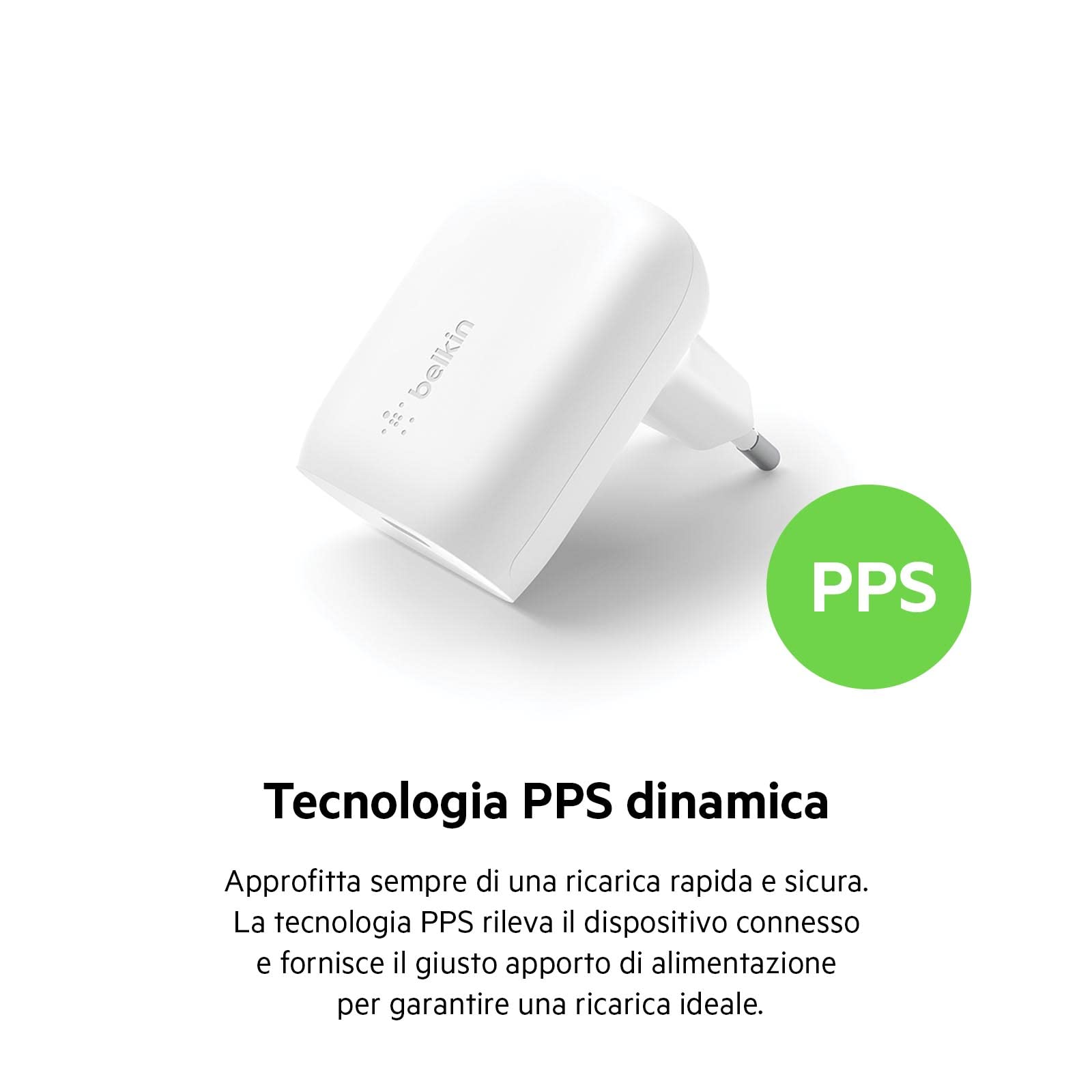 belkin-30-w-usb-c-power-delivery-home-charger-caricatore-veloce-con-pps-certific image 3